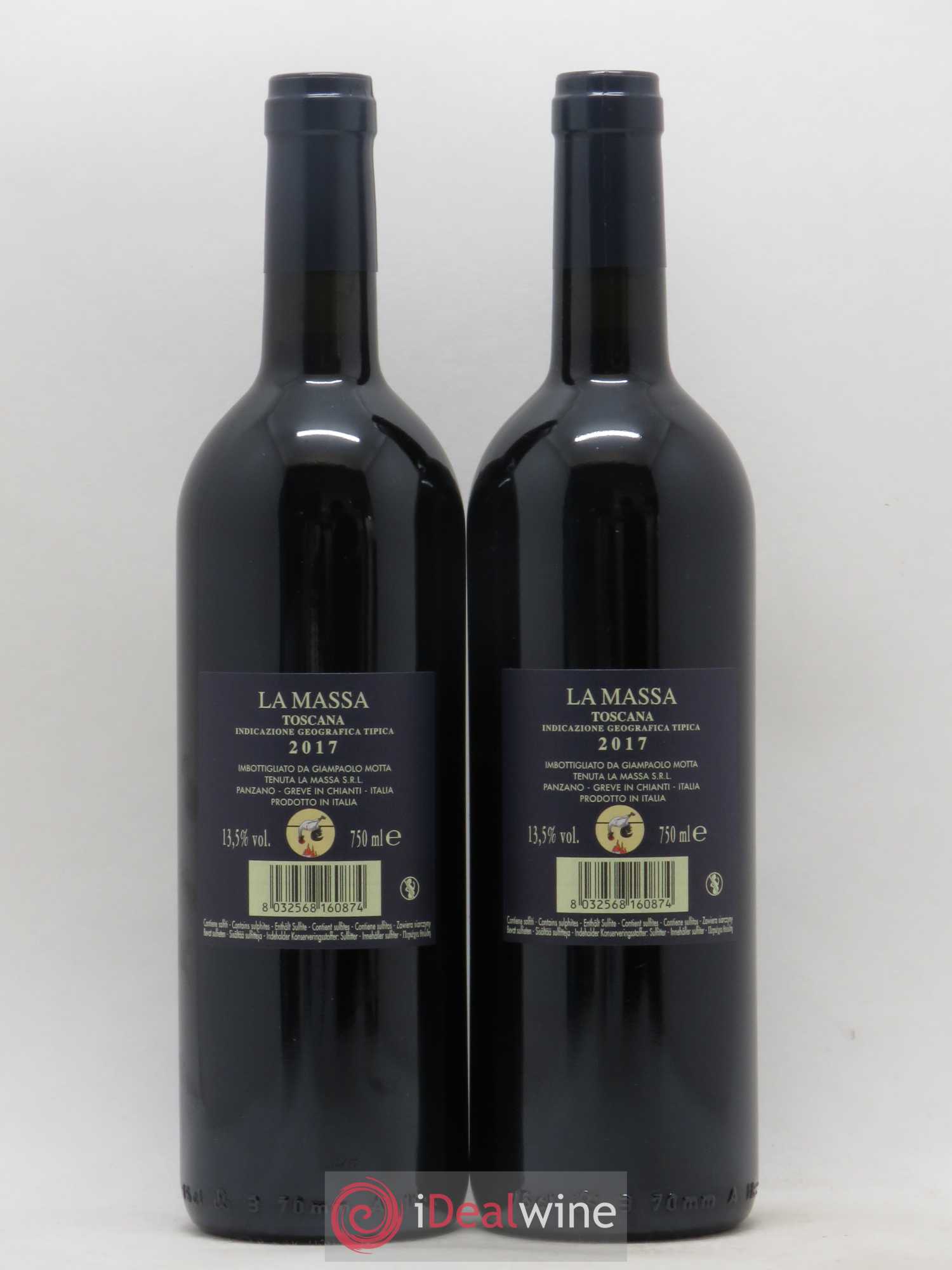Toscana IGT La Massa 2017 - Lot de 2 bouteilles - 1