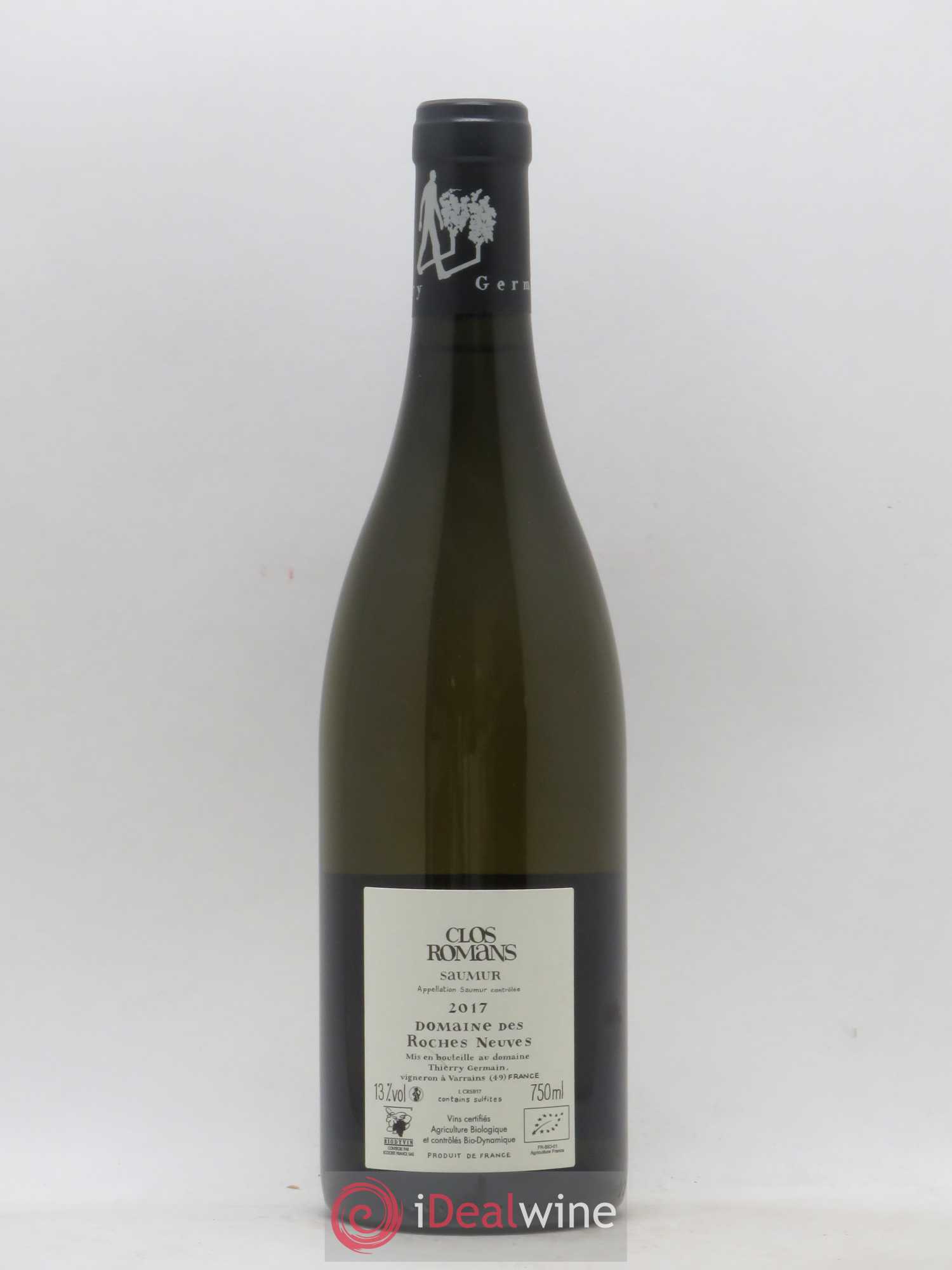 Saumur Clos Romans Domaine des Roches Neuves - Thierry Germain 2017 - Lot de 1 bouteille - 1