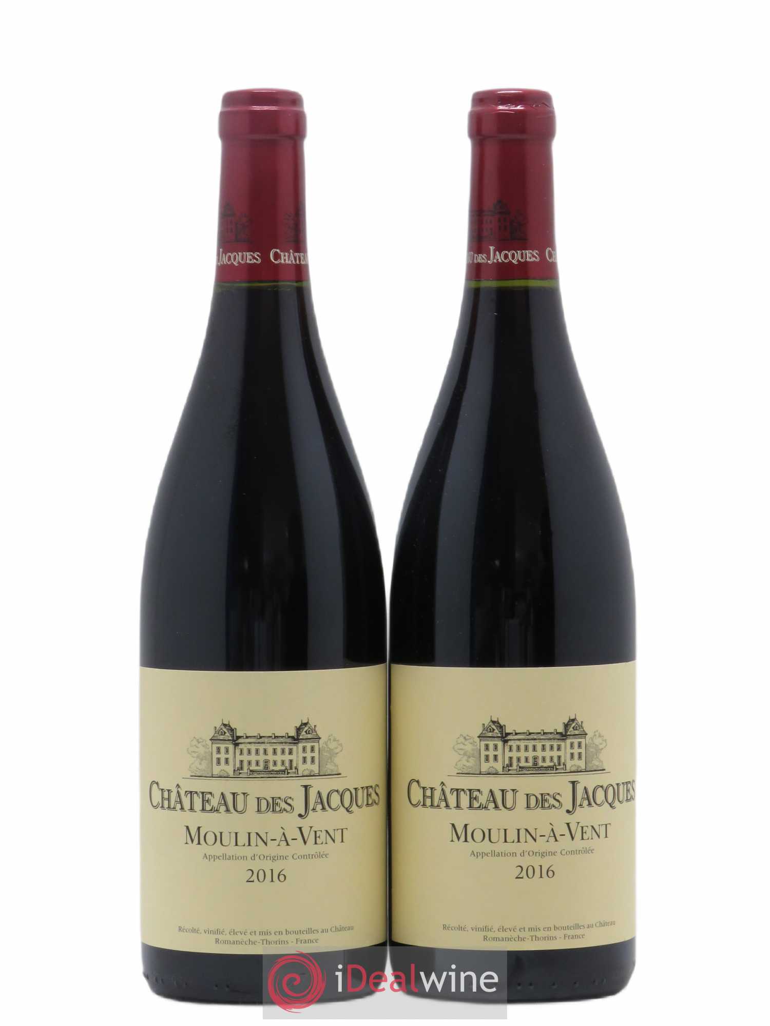 Moulin-à-Vent Château des Jacques 2016 - Lot de 2 bouteilles - 0