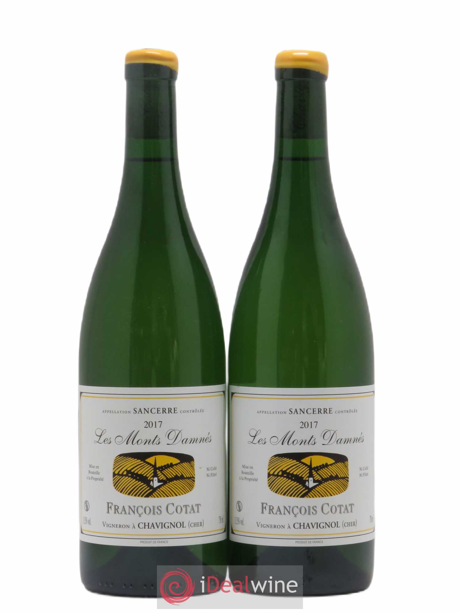 Sancerre Les Monts Damnés François Cotat 2017 - Lot de 2 bouteilles - 0