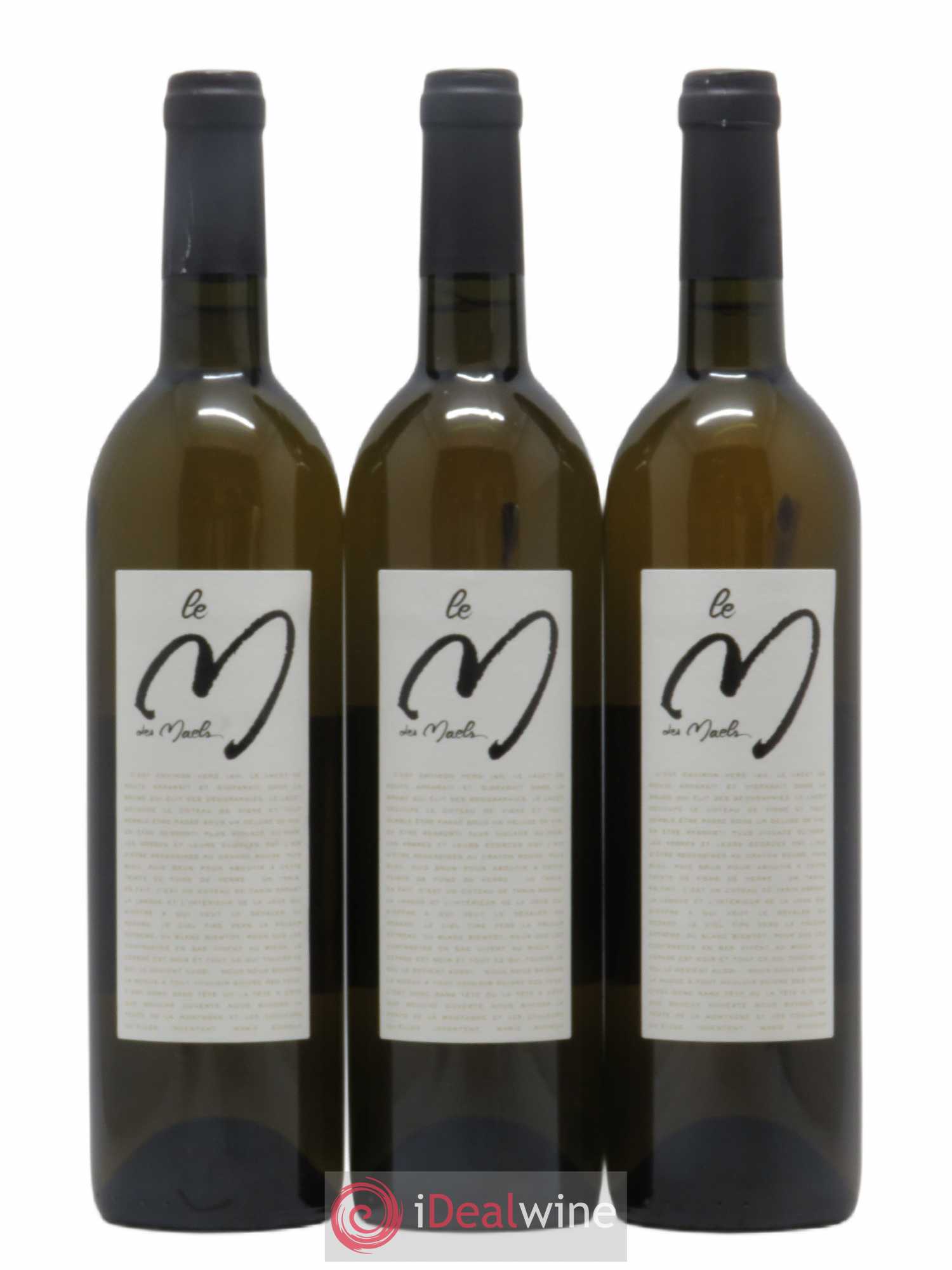 Pays d'Oc Le M des Maels Roussanne Domaine des Maels (sans prix de réserve) 2015 - Posten von 3 Flaschen - 0