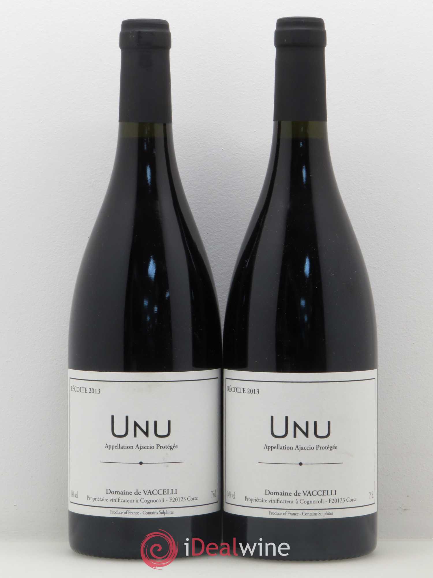 Ajaccio Domaine De Vaccelli Unu 2013 - Posten von 2 Flaschen - 0
