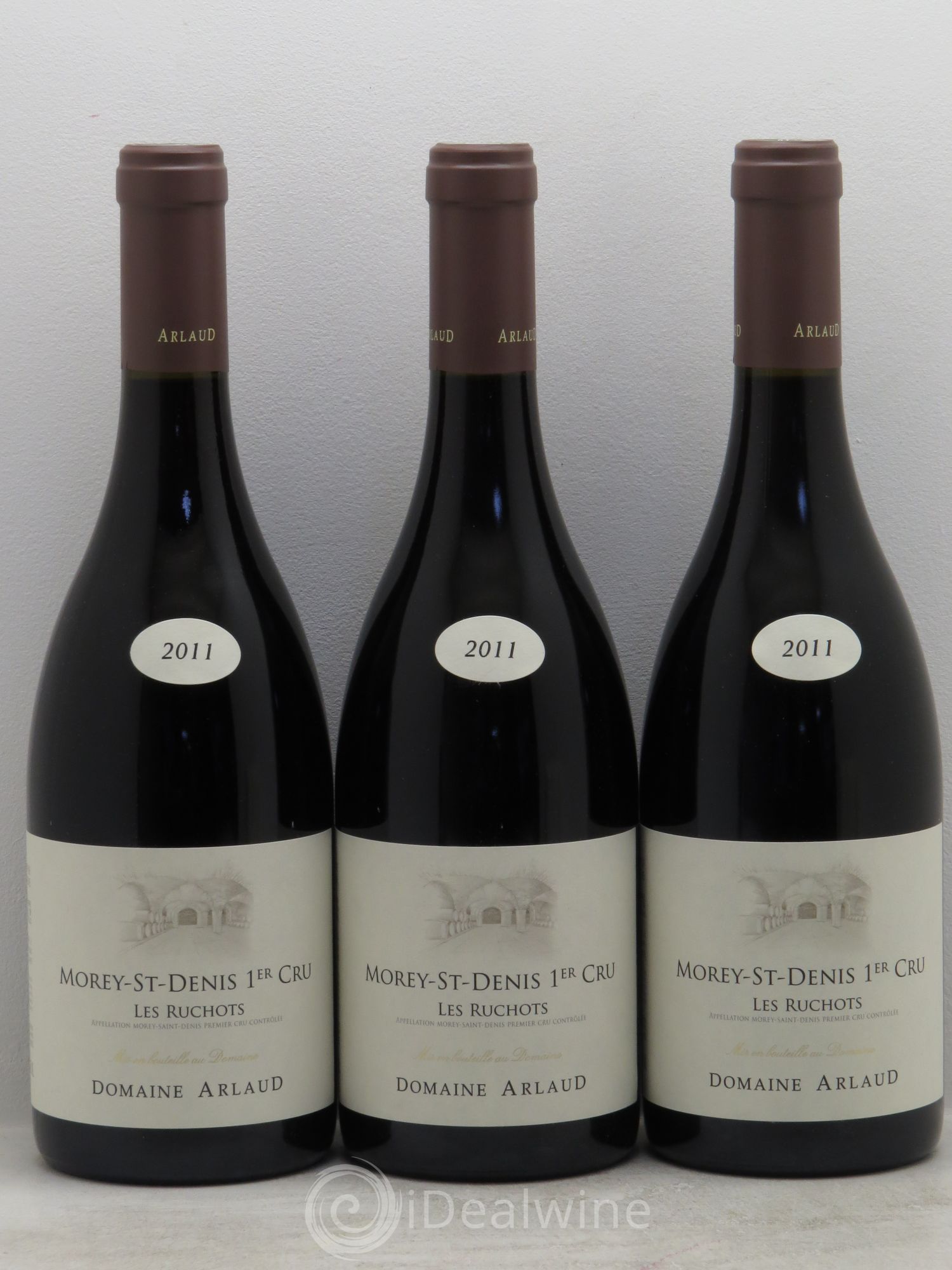 Morey-Saint-Denis 1er Cru Domaine Arlaud 2011 - Lot de 3 bouteilles - 0