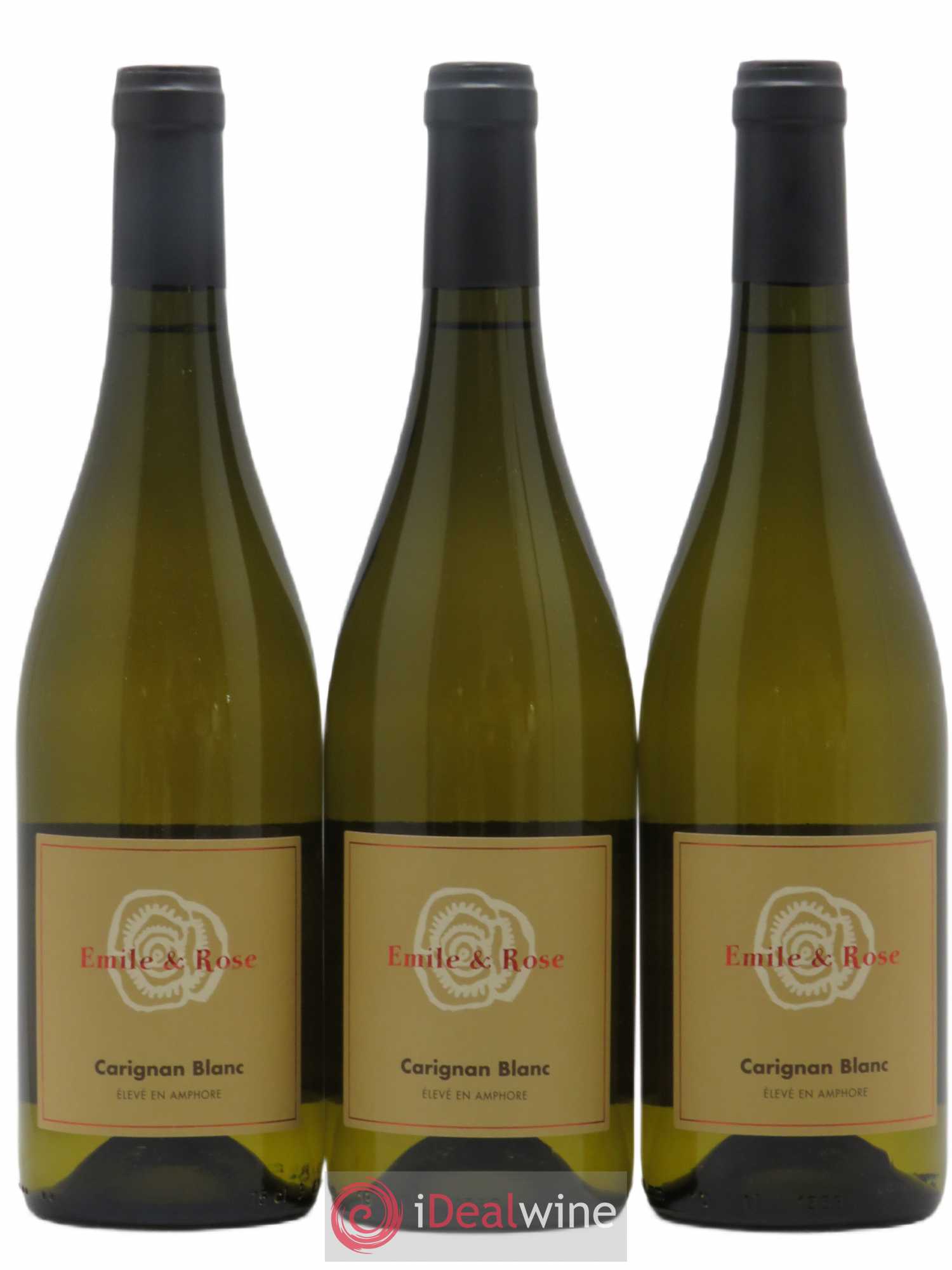 Languedoc IGP Coteaux de Béziers Carignan Domaine d'Emile et Rose Eleve en amphore (sans prix de réserve) 2017 - Posten von 3 Flaschen - 0