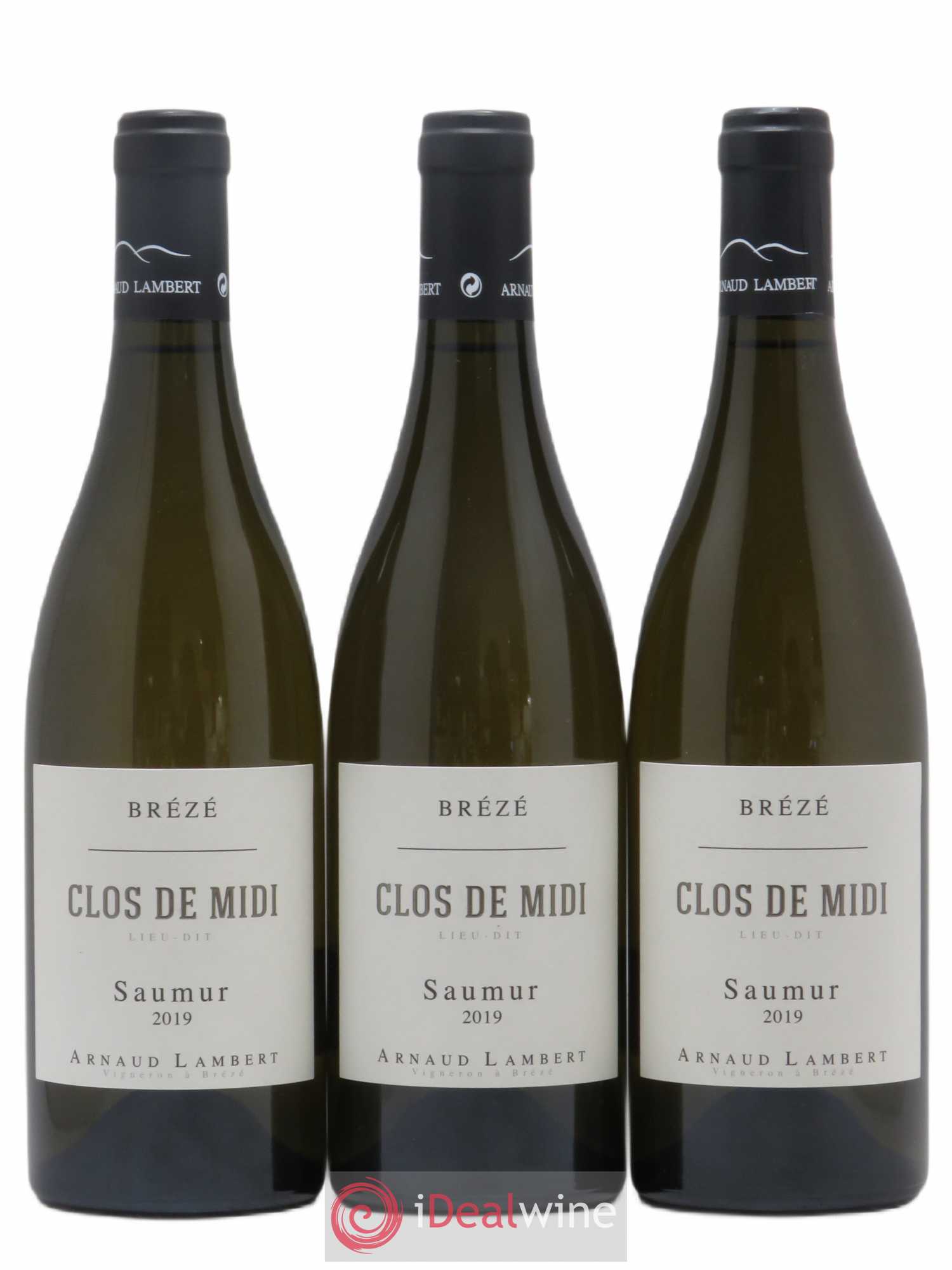 Saumur Brézé Clos de Midi Arnaud Lambert Les Parcellaires 2019 - Lotto di 3 bottiglie - 0