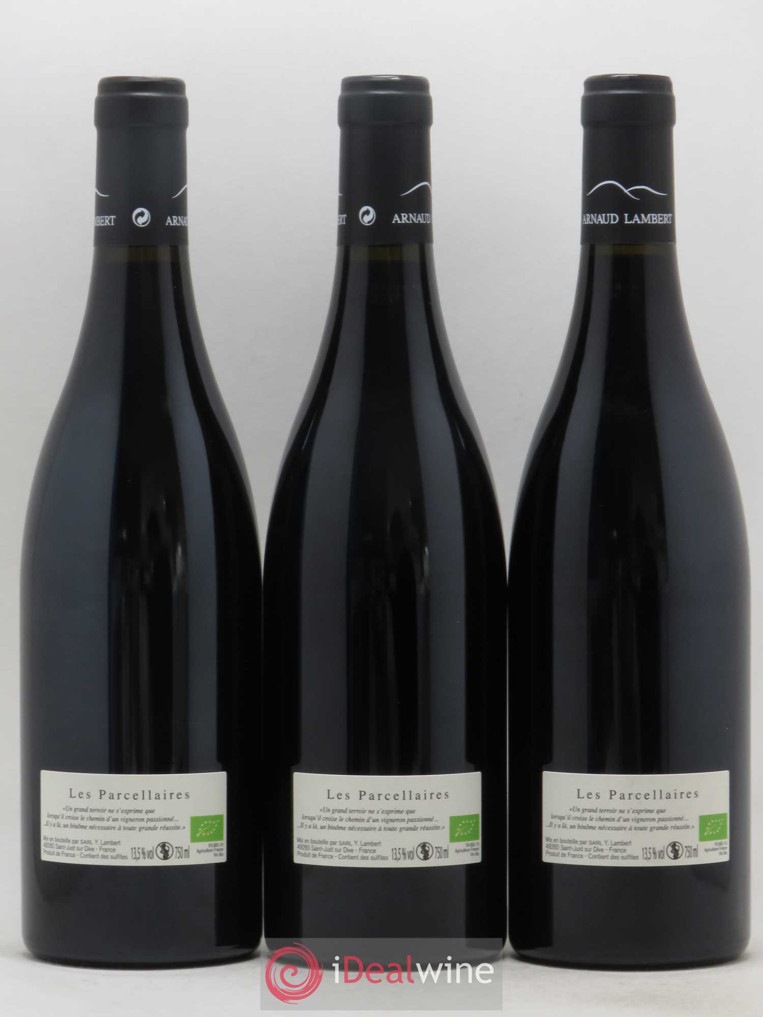 Saumur-Champigny Les Terres rouges Arnaud Lambert Les Parcellaires (sans prix de réserve) 2019 - Lotto di 3 bottiglie - 1