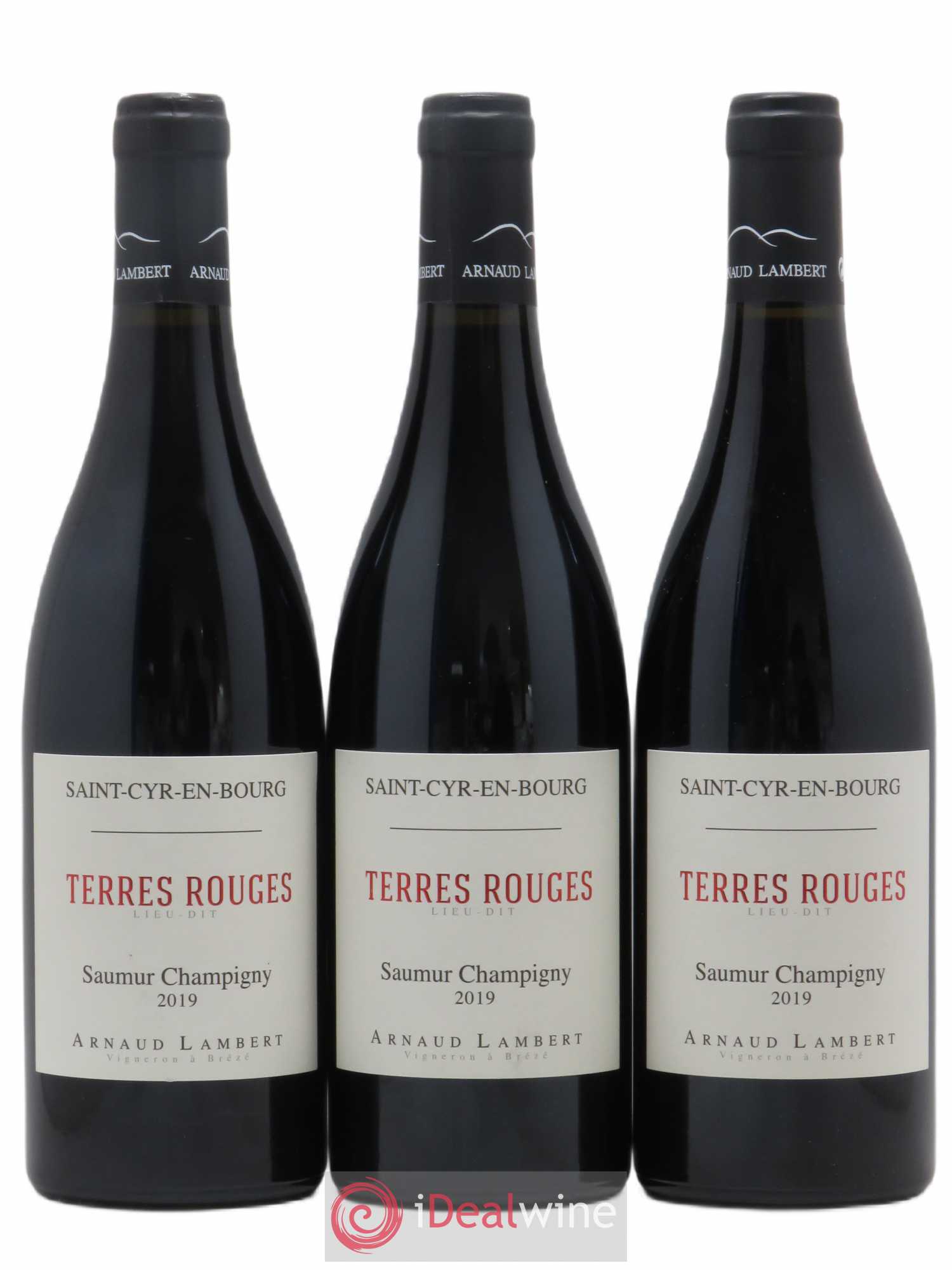 Saumur-Champigny Les Terres rouges Arnaud Lambert Les Parcellaires (sans prix de réserve) 2019 - Lotto di 3 bottiglie - 0