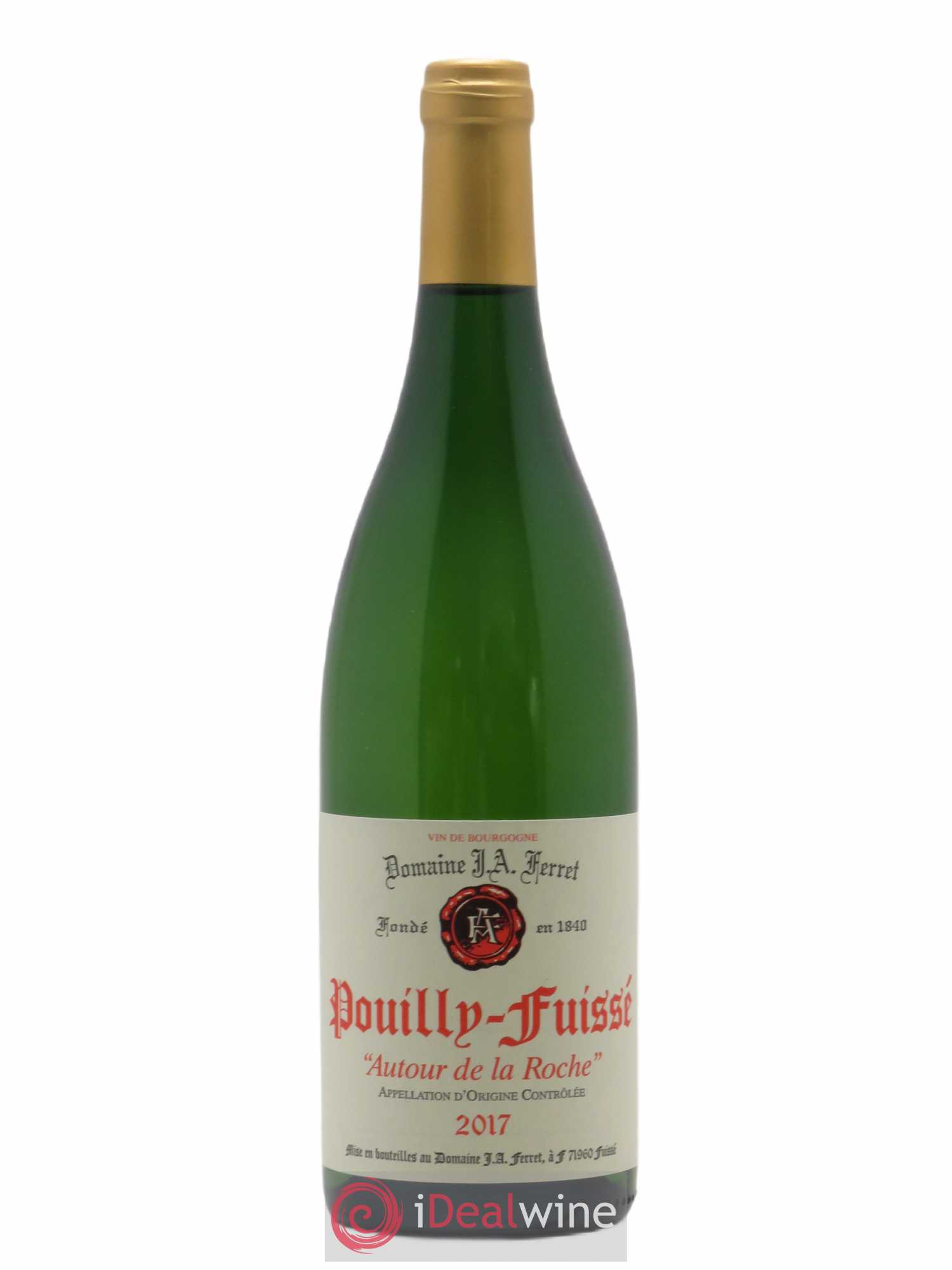 Pouilly-Fuissé Autour de la Roche J.A. Ferret (Domaine) 2017 - Lot de 1 bouteille - 0