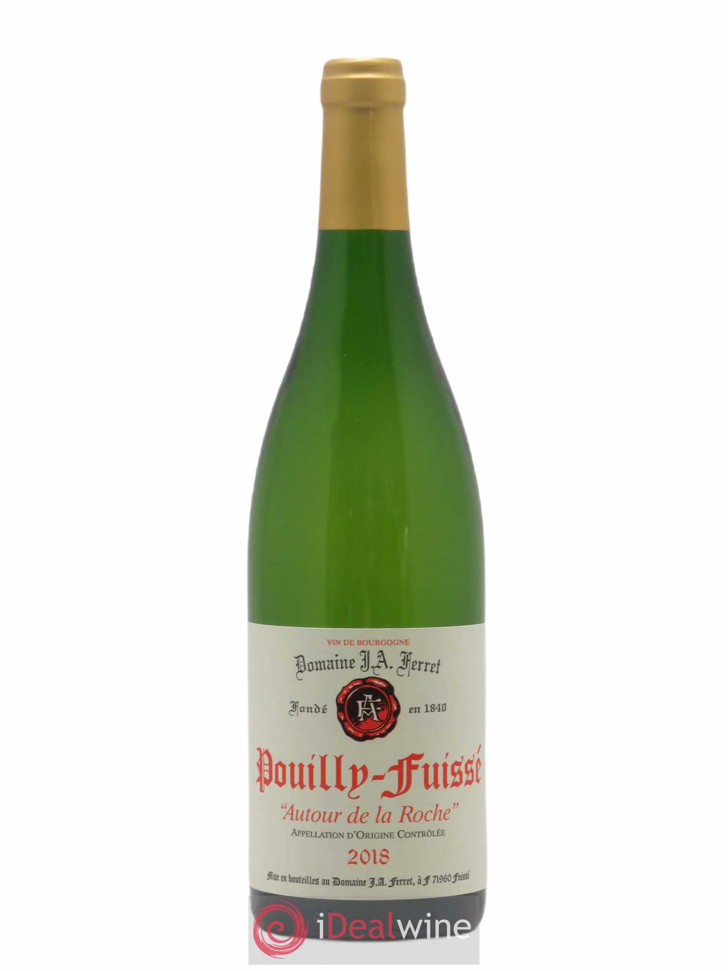 Pouilly-Fuissé Autour de la Roche J.A. Ferret (Domaine) 2018 - Lot de 1 bouteille - 0