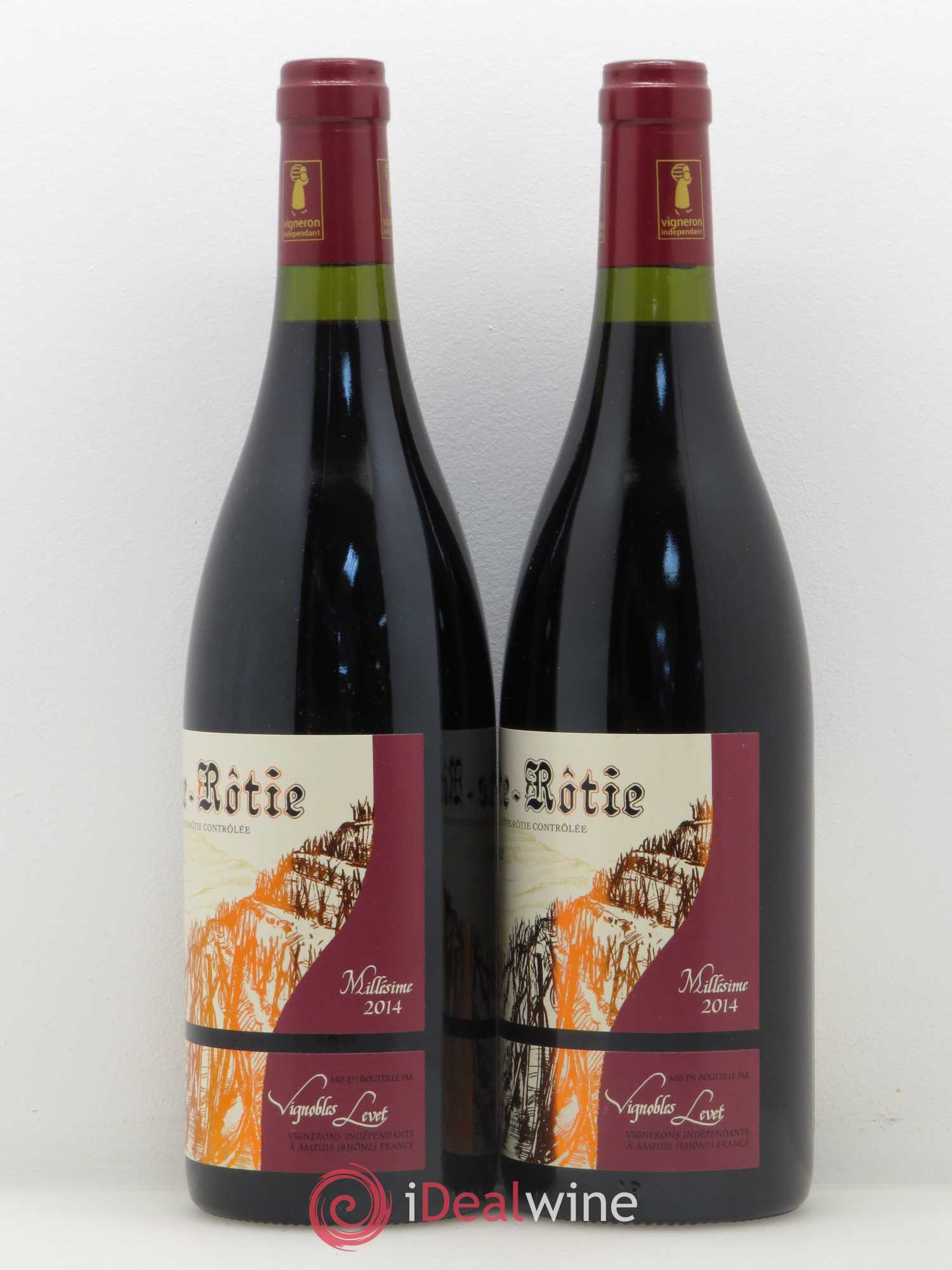 Côte-Rôtie Améthyste Vignobles Levet 2014 - Lot de 2 bouteilles - 1