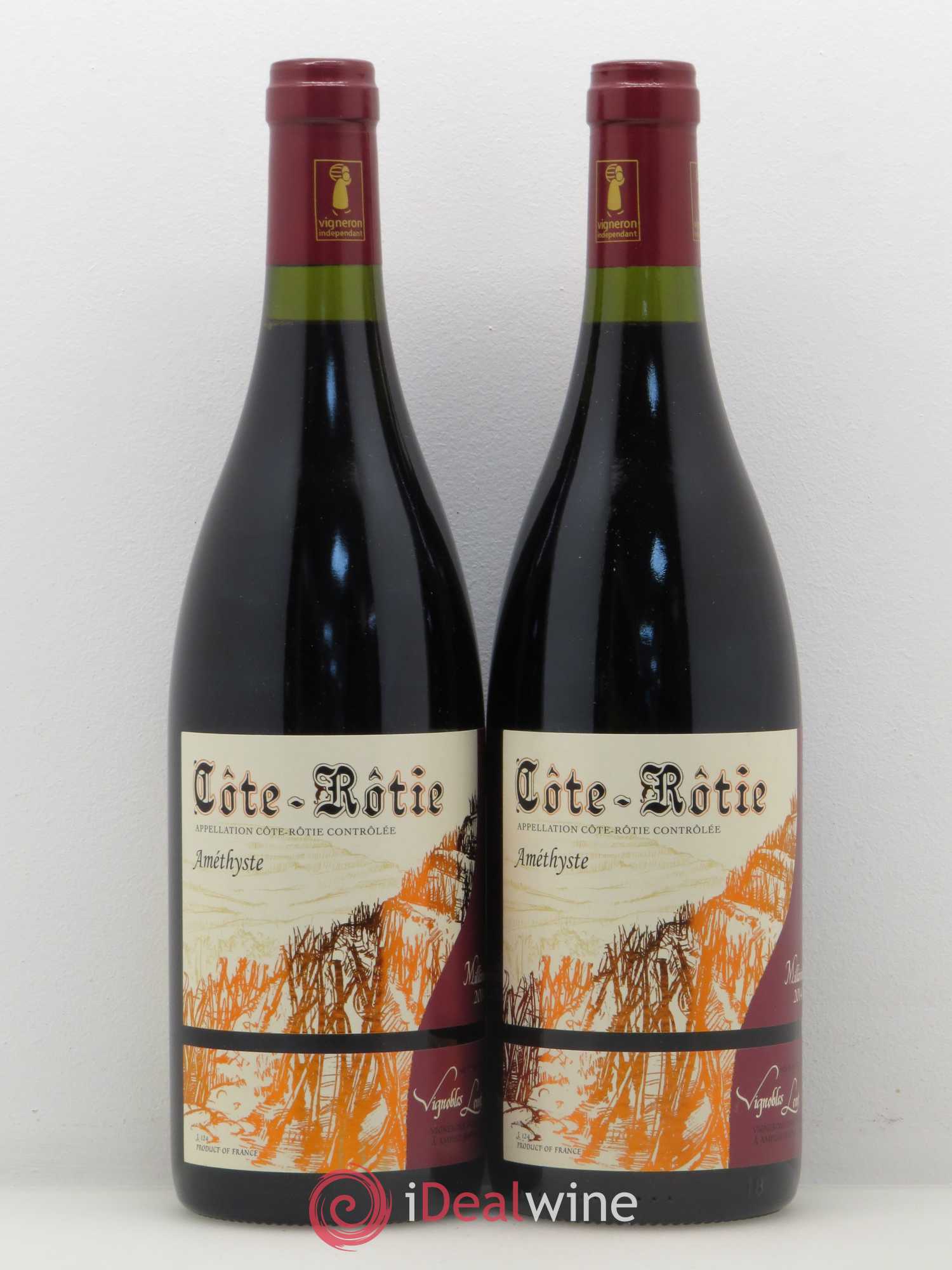 Côte-Rôtie Améthyste Vignobles Levet 2014 - Lot de 2 bouteilles - 0
