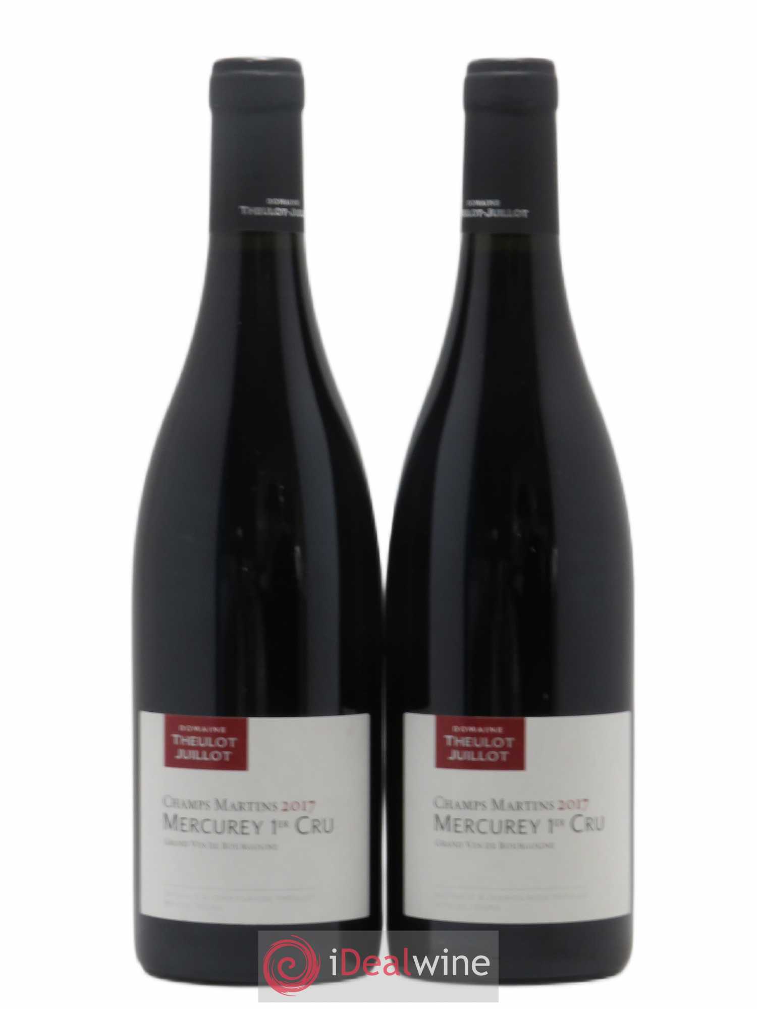 Mercurey 1er Cru Les Champs Martins Domaine Theulot Juillot (sans prix de réserve) 2017 - Posten von 2 Flaschen - 0