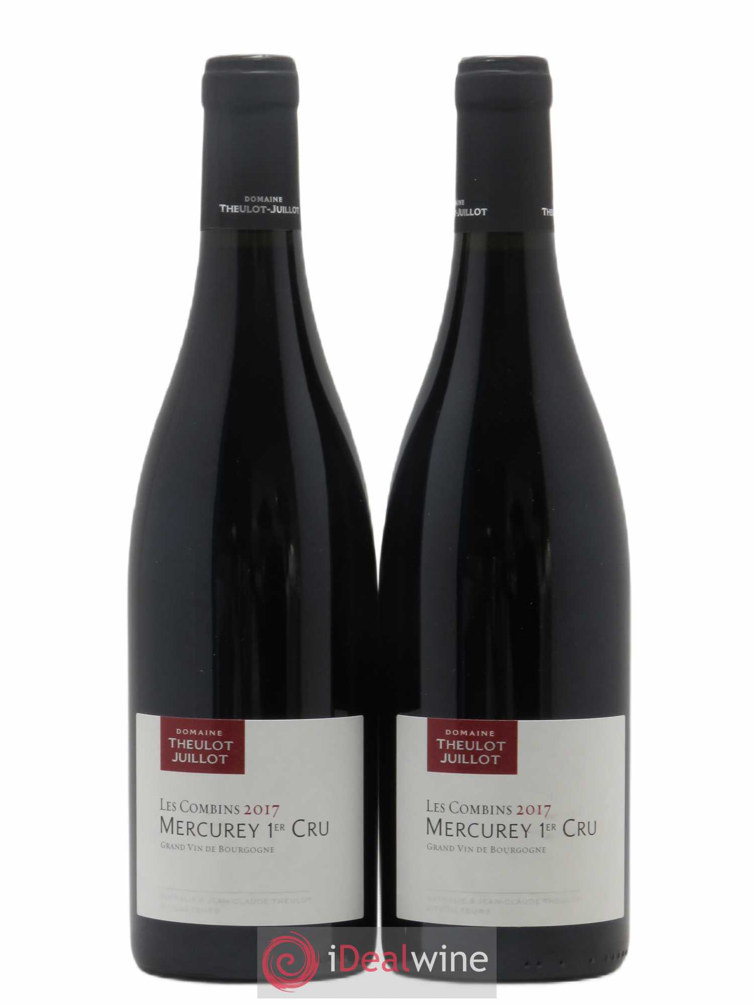 Mercurey 1er Cru Les Combins Domaine Theulot Juillot 2017 - Posten von 2 Flaschen - 0