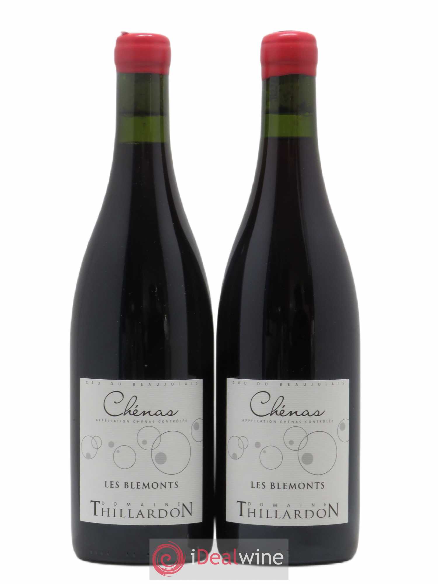 Chénas Les Blémonts Domaine Thillardon (sans prix de réserve) 2018 - Lot de 2 bouteilles - 0