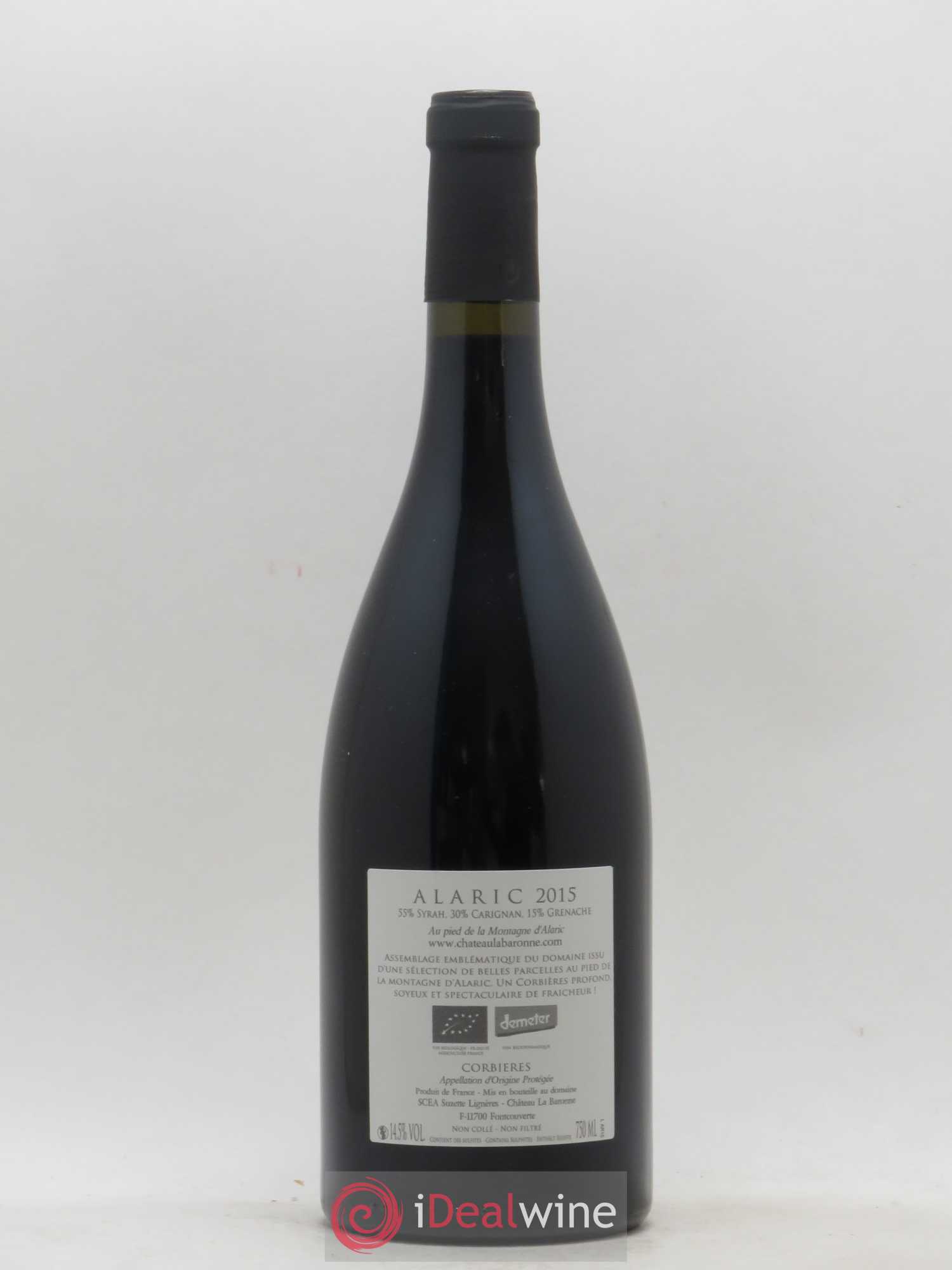 Corbières Château La Baronne Alaric (sans prix de réserve) 2015 - Posten von 1 Flasche - 1