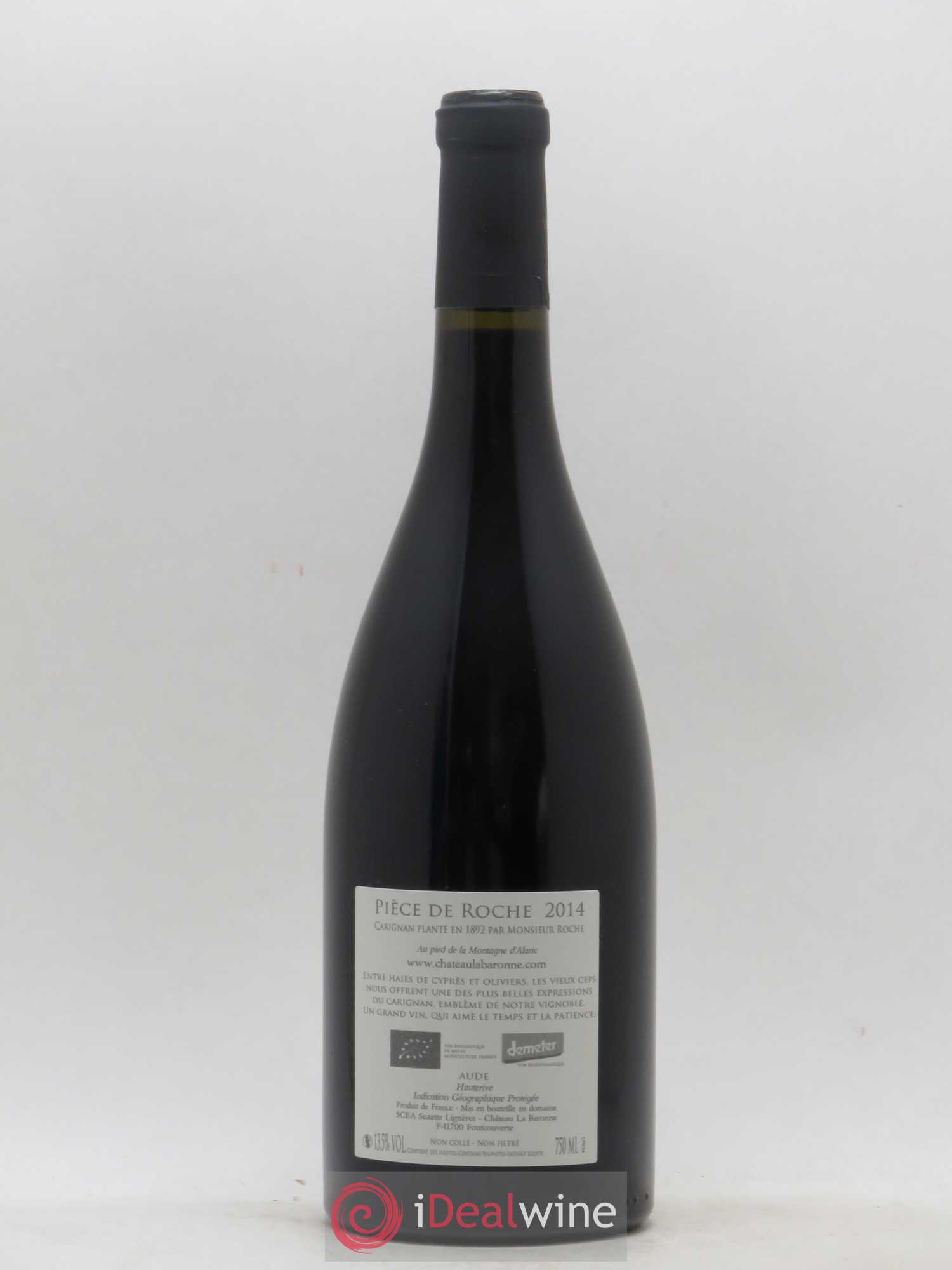 Sud-Ouest IGP Hauterive Piece de Roche Château La Baronne 2014 - Posten von 1 Flasche - 1