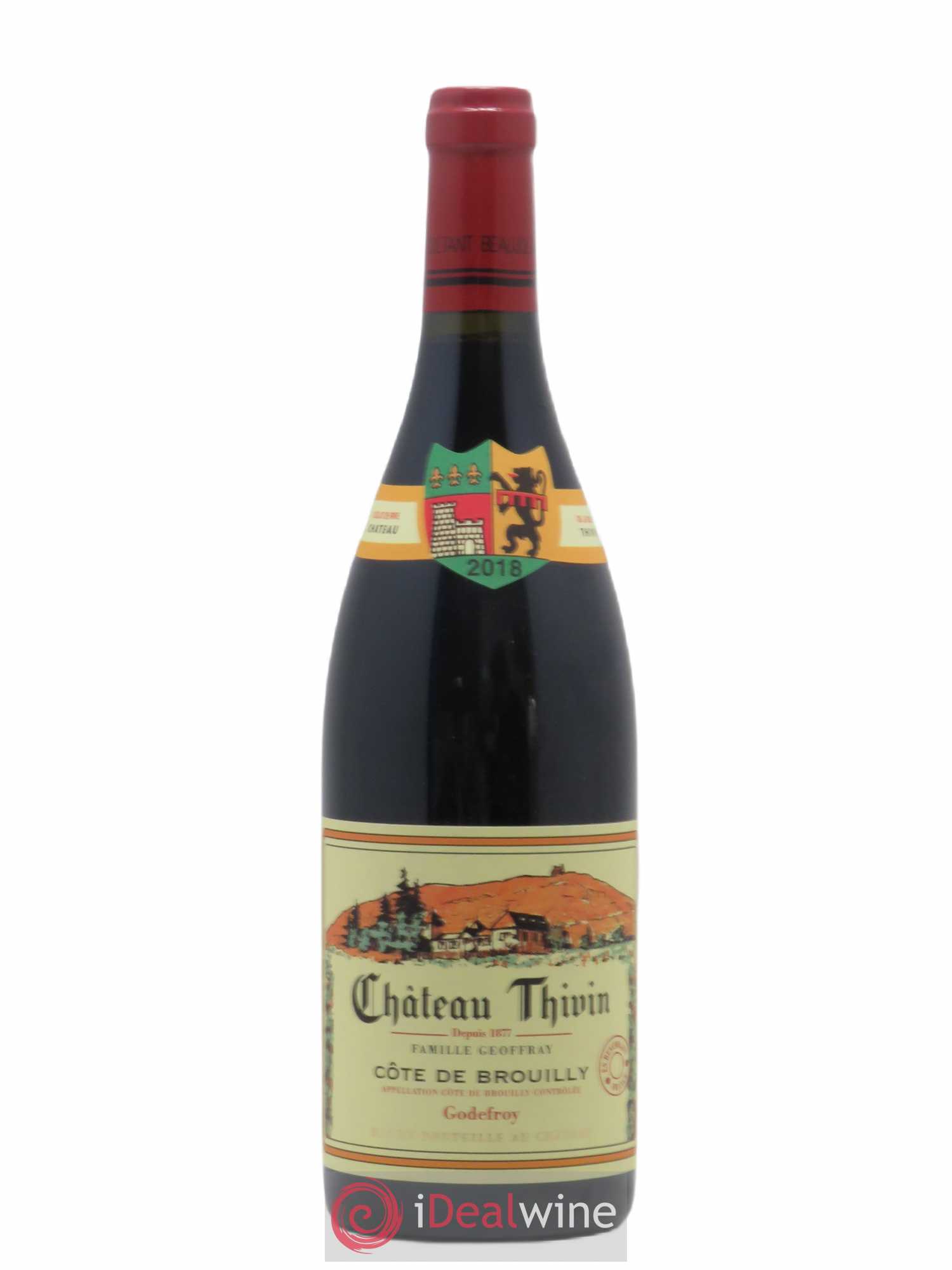 Côte de Brouilly Cuvée Godefroy Château Thivin (sans prix de réserve) 2018 - Lot de 1 bouteille - 0