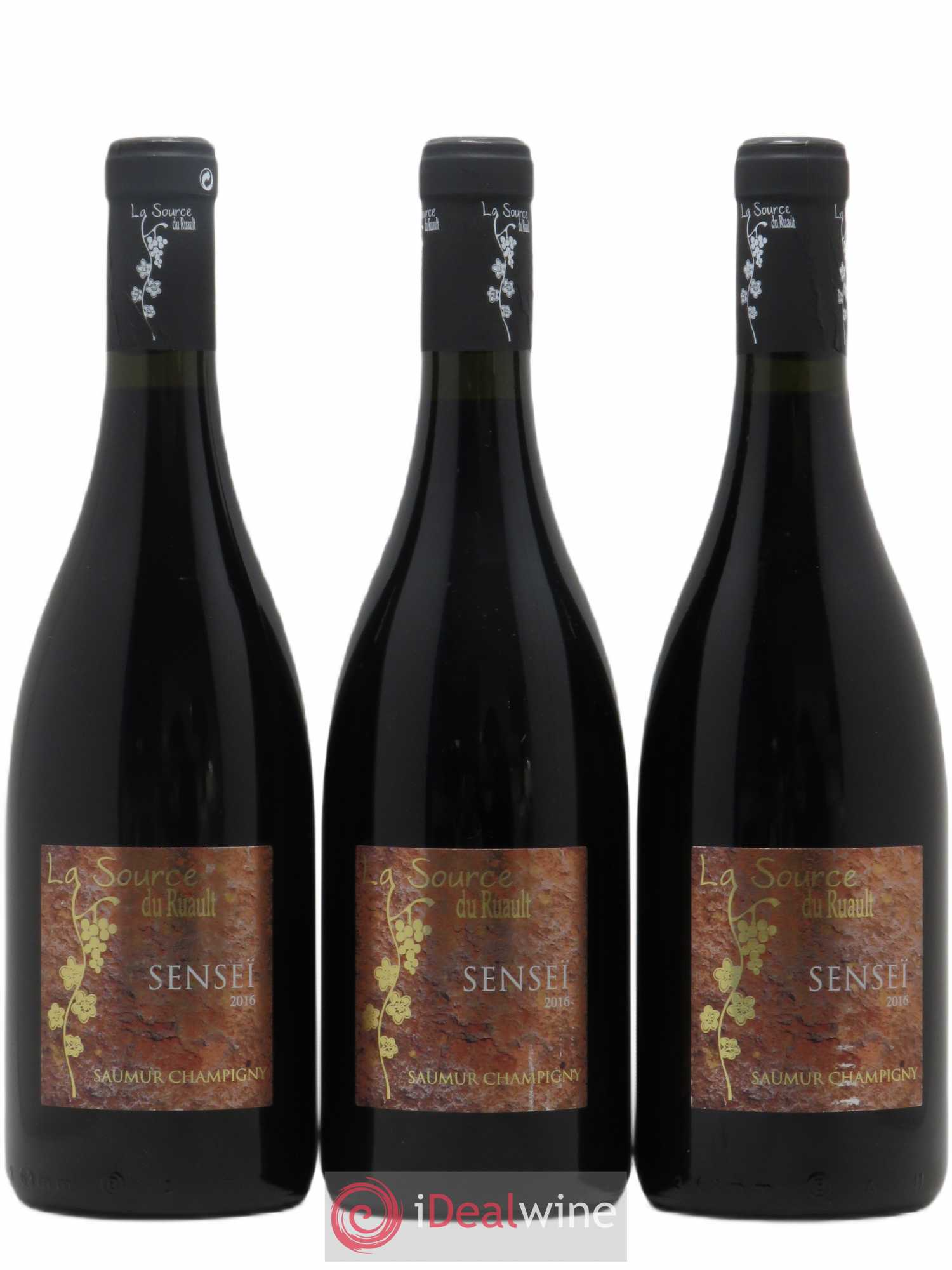 Saumur-Champigny La Source Du Ruault Senseï (sans prix de réserve) 2016 - Posten von 3 Flaschen - 0