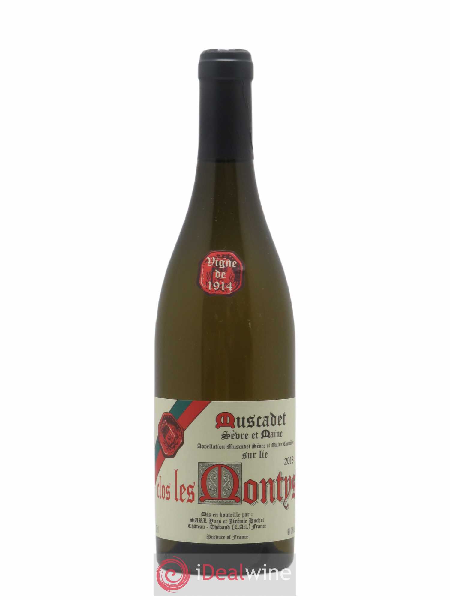 Muscadet-Sèvre-et-Maine Clos Les Montys Domaine de la Chauvinière Jérémie Huchet (sans prix de réserve) 2018 - Posten von 1 Flasche - 0