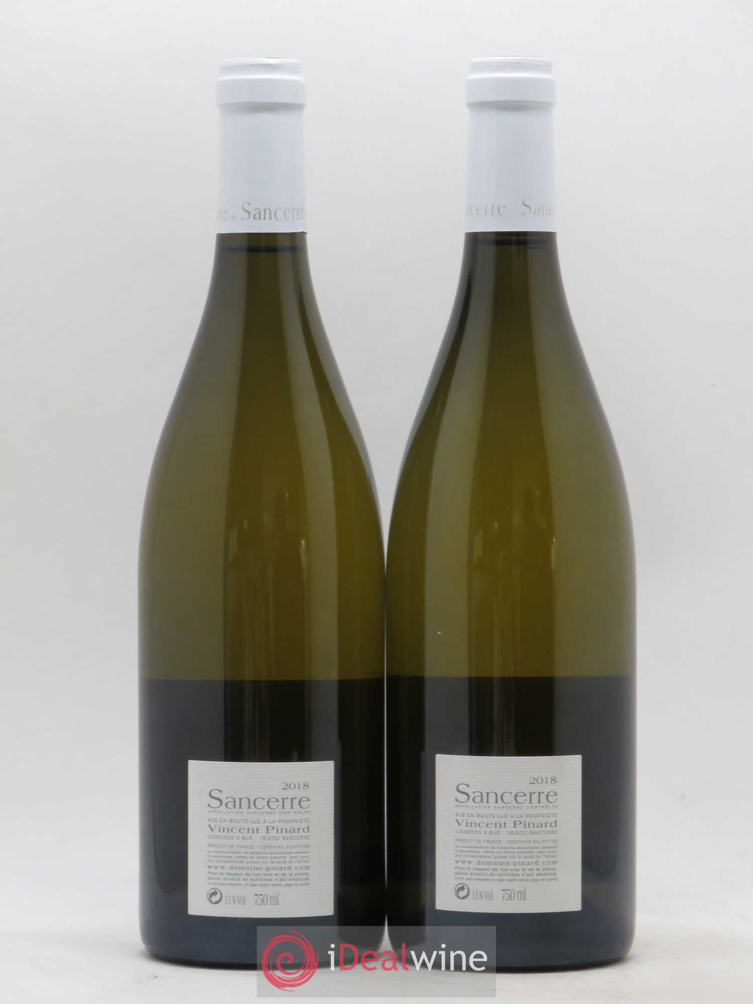 Sancerre Les Créots (anciennement Clémence) Vincent Pinard 2018 - Lot de 2 bouteilles - 1