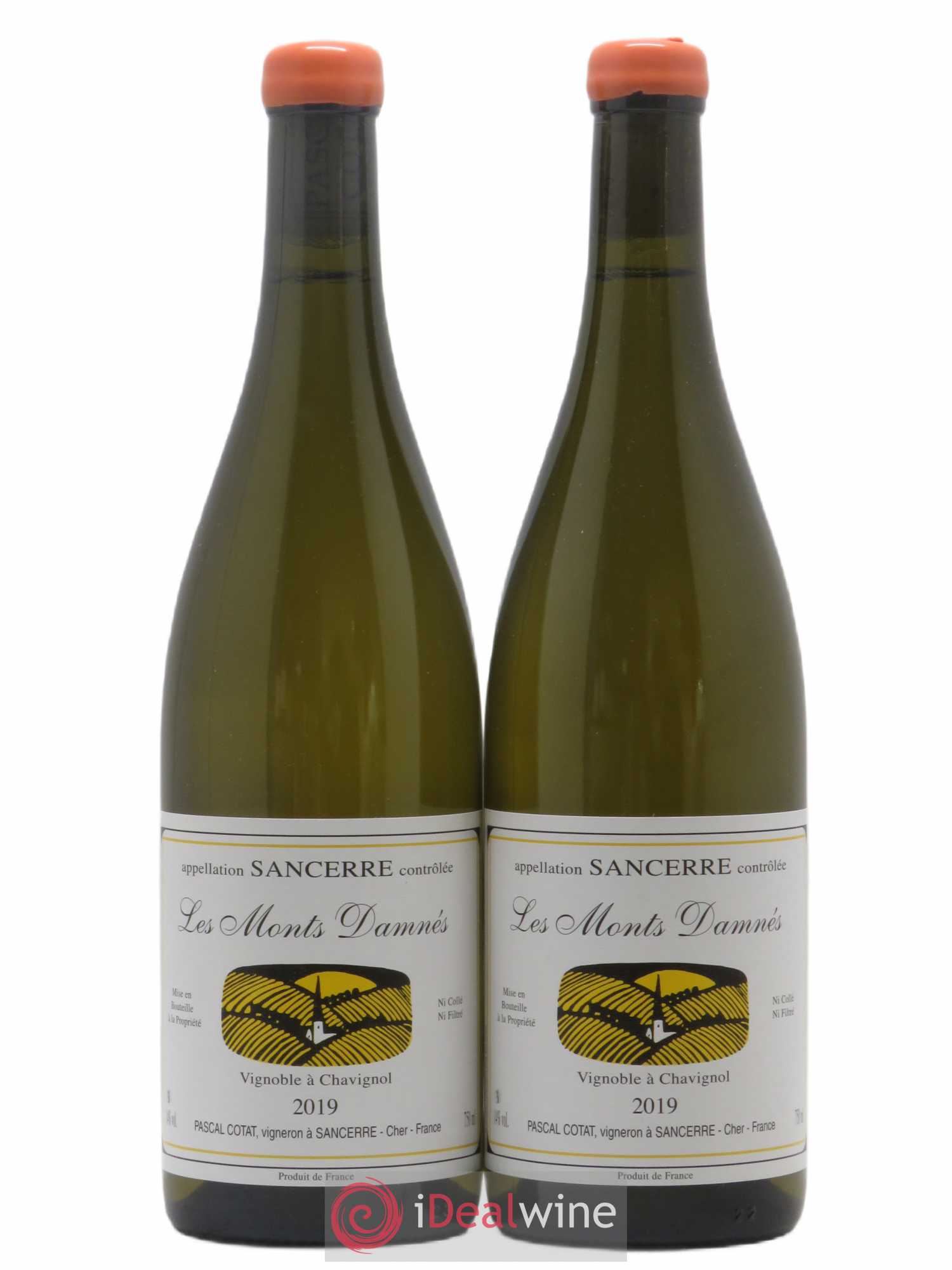 Sancerre Les Monts Damnés Pascal Cotat 2019 - Lot de 2 bouteilles - 0