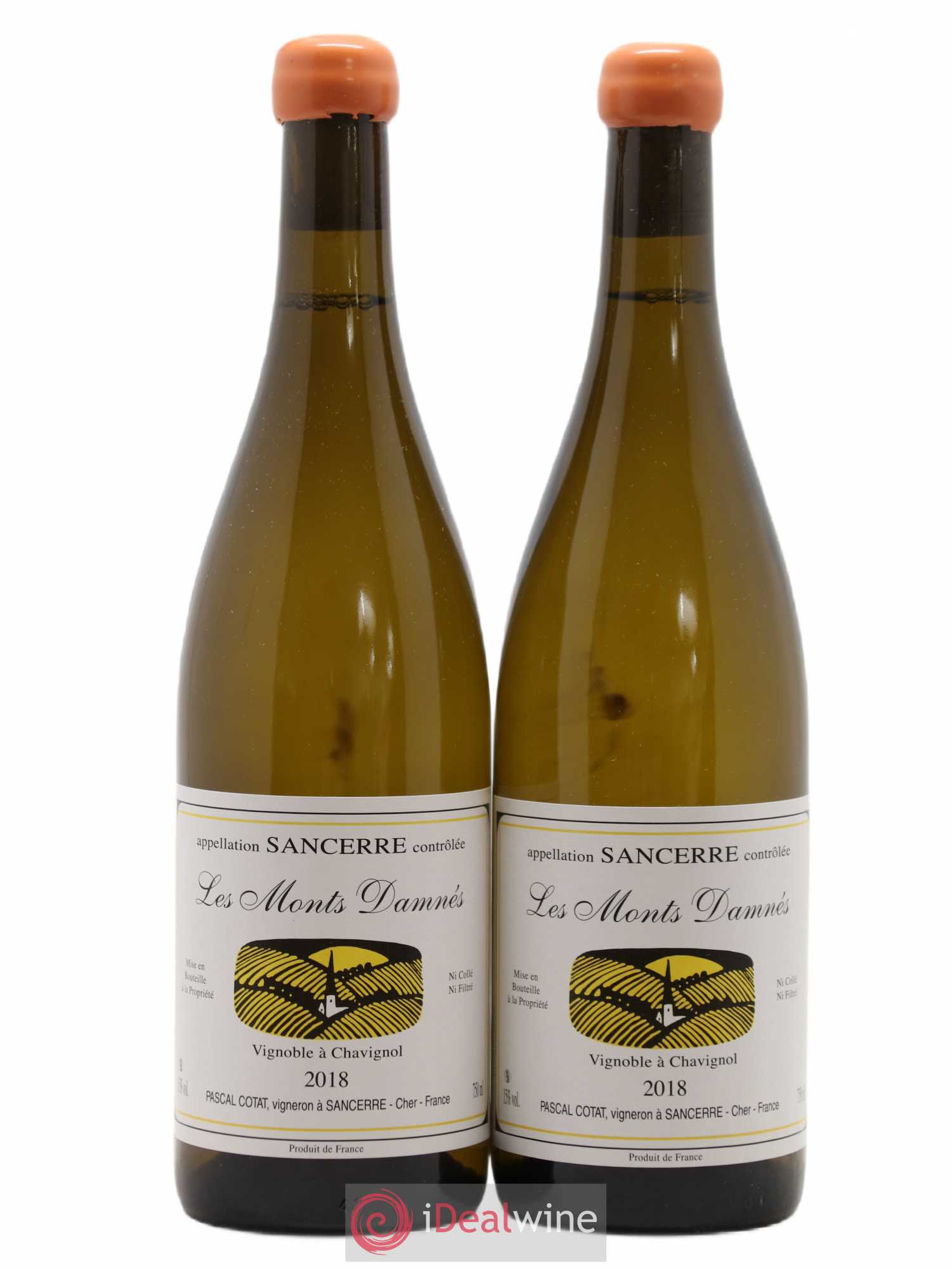 Sancerre Les Monts Damnés Pascal Cotat 2018 - Lot de 2 bouteilles - 0