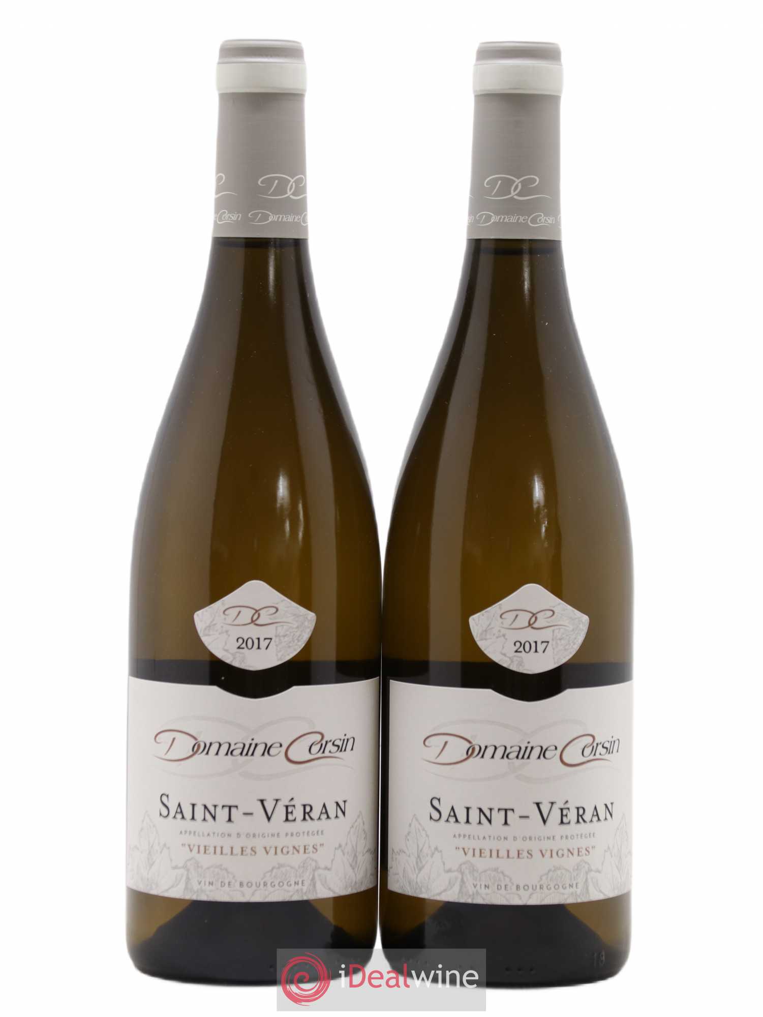 Saint-Véran Domaine Corsin Vieilles Vignes (sans prix de réserve) 2017 - Posten von 2 Flaschen - 0
