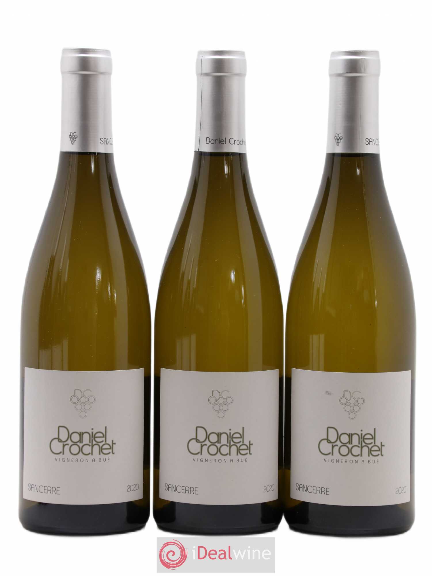 Sancerre Daniel Crochet (sans prix de réserve) 2020 - Lot de 3 bouteilles - 0