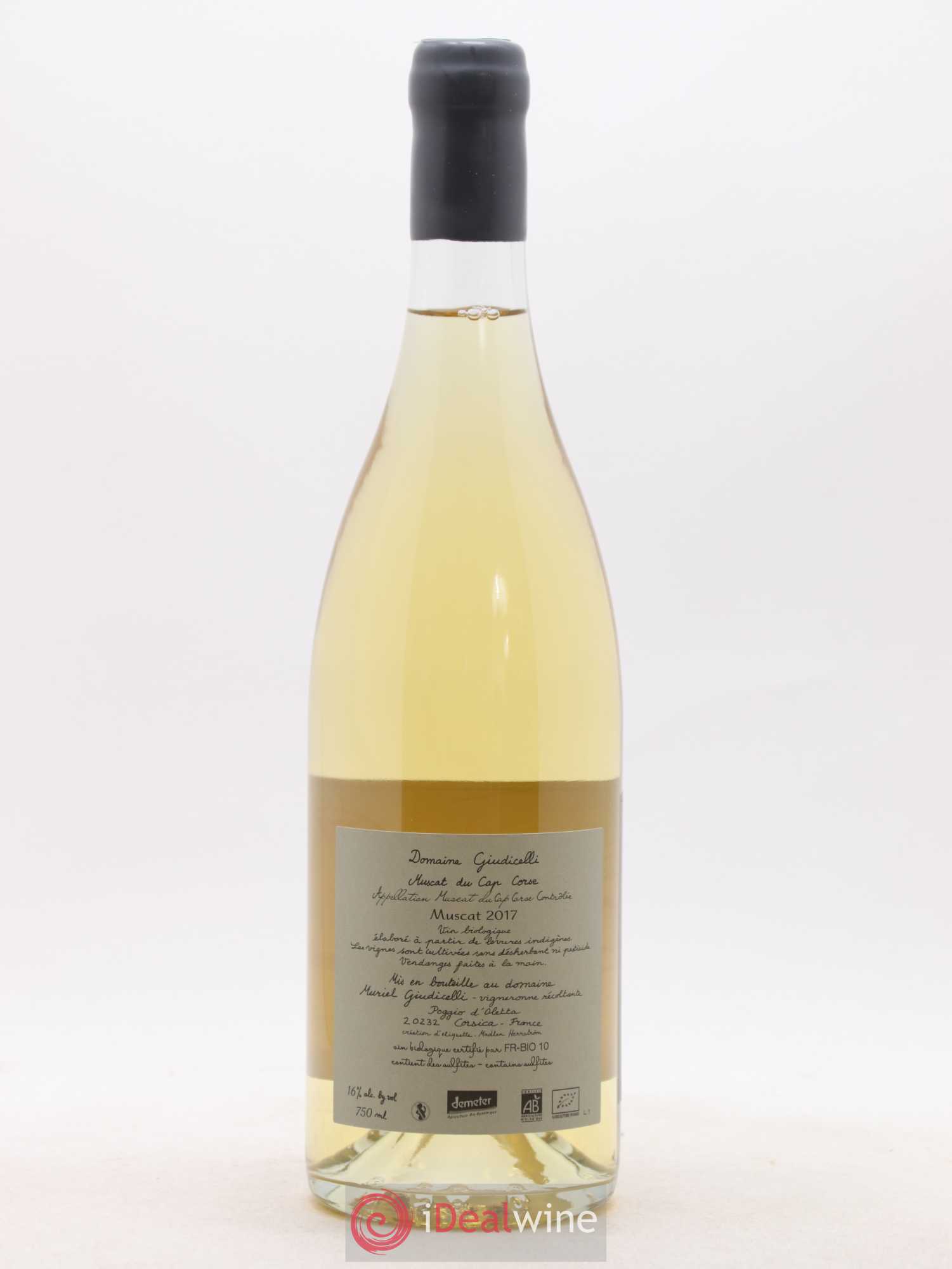 Muscat du Cap Corse Muriel Giudicelli (sans prix de réserve) 2017 - Posten von 1 Flasche - 1
