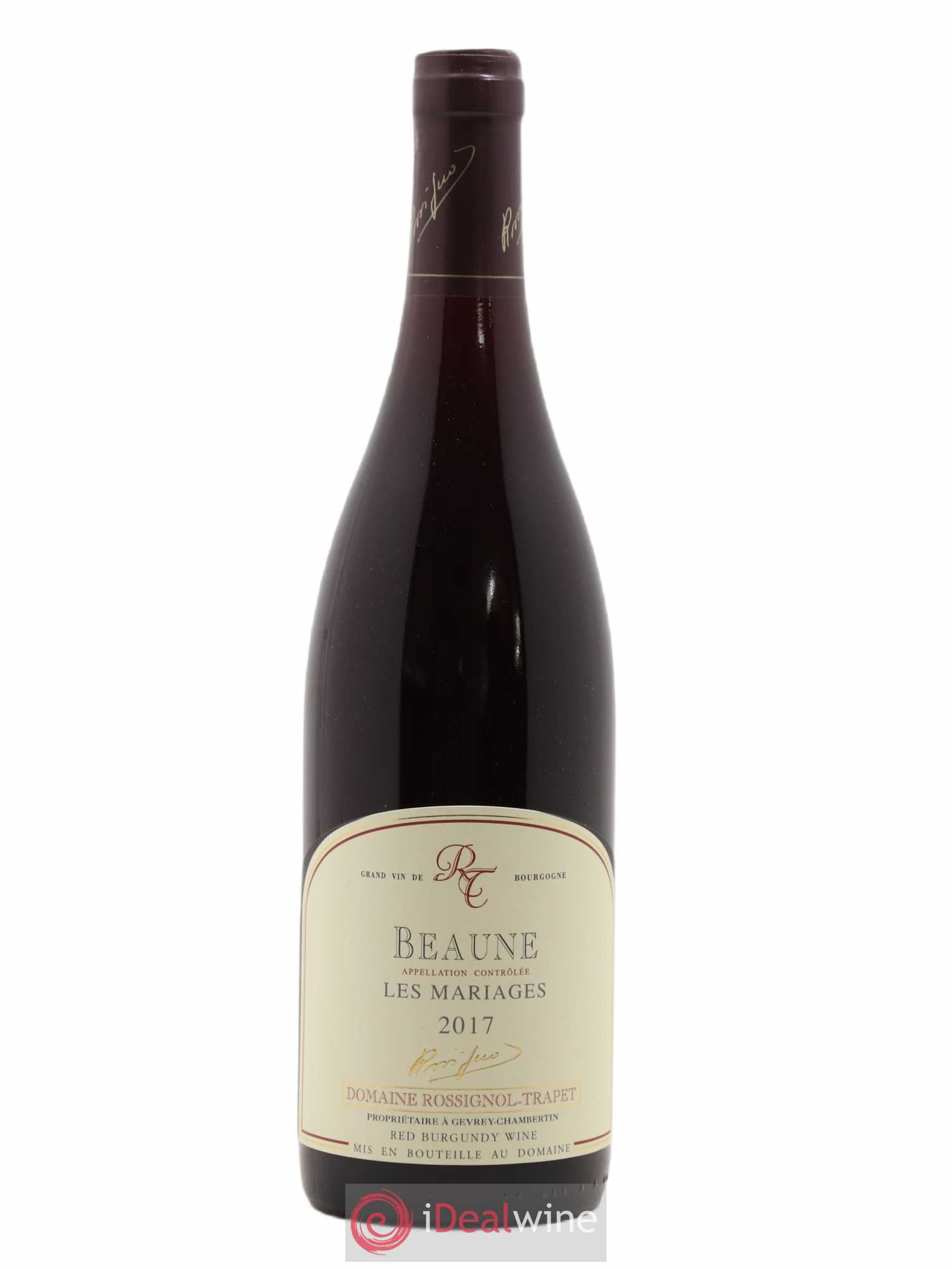 Beaune Les Mariages Rossignol-Trapet 2017 - Posten von 1 Flasche - 0