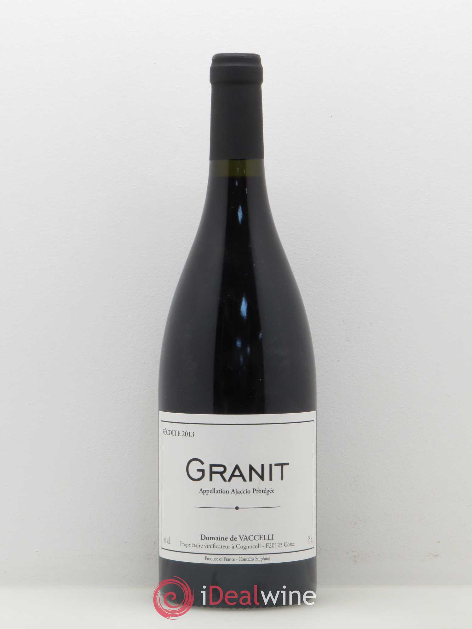 Ajaccio Granit Domaine de Vaccelli 2013 - Posten von 1 Flasche - 0