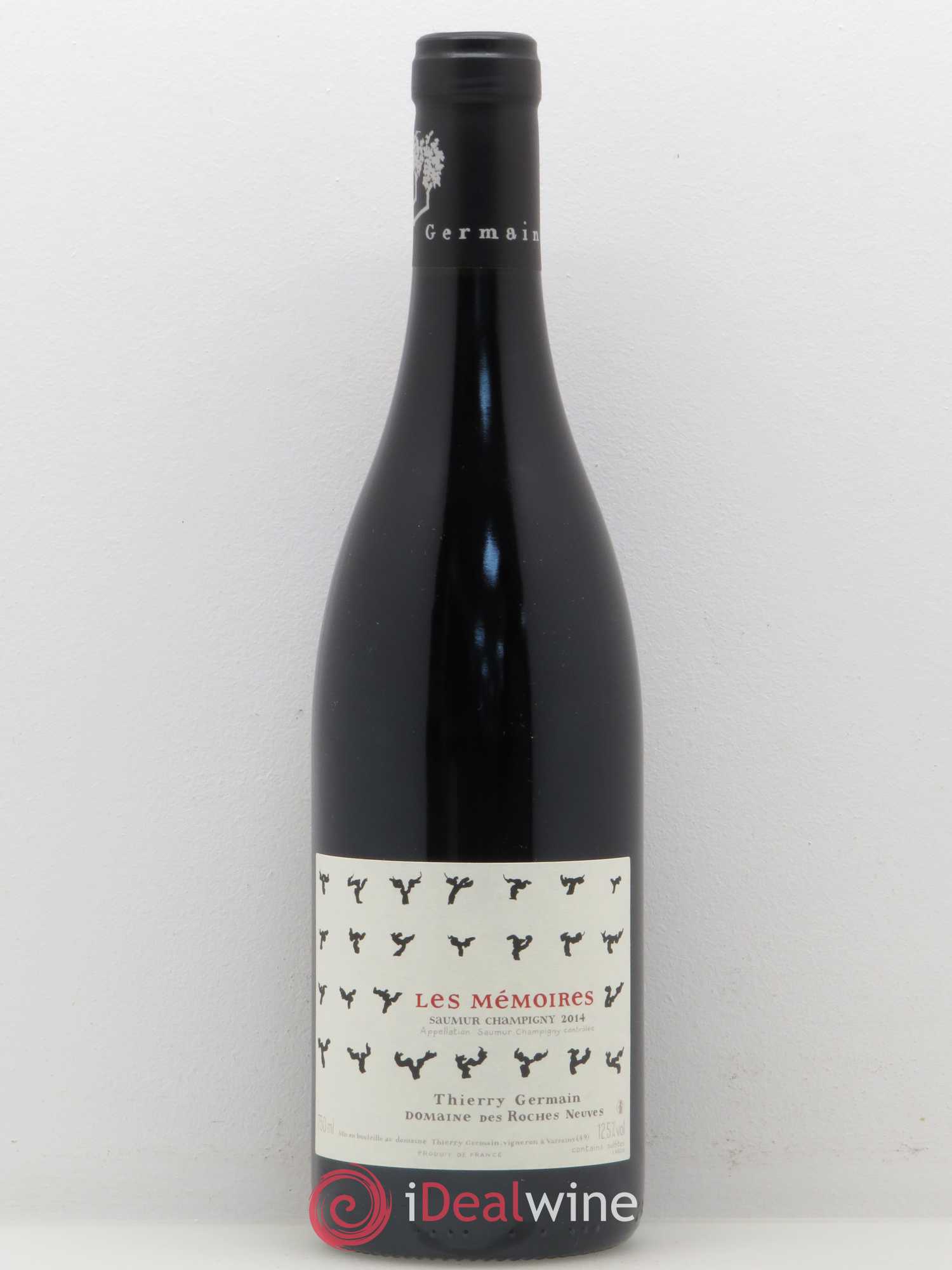 Saumur-Champigny Les Mémoires Domaine des Roches Neuves - Thierry Germain 2014 - Lot de 1 bouteille - 0