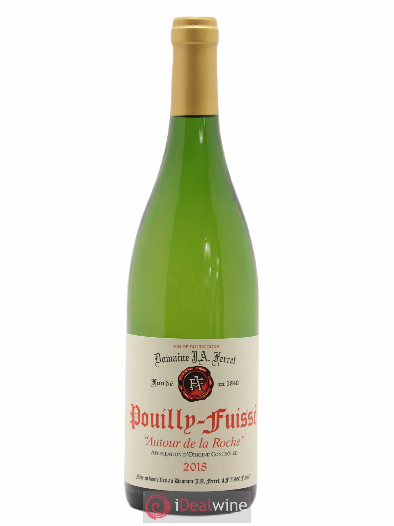 Pouilly-Fuissé Autour de la Roche J.A. Ferret (Domaine) 2018 - Lot de 1 bouteille - 0