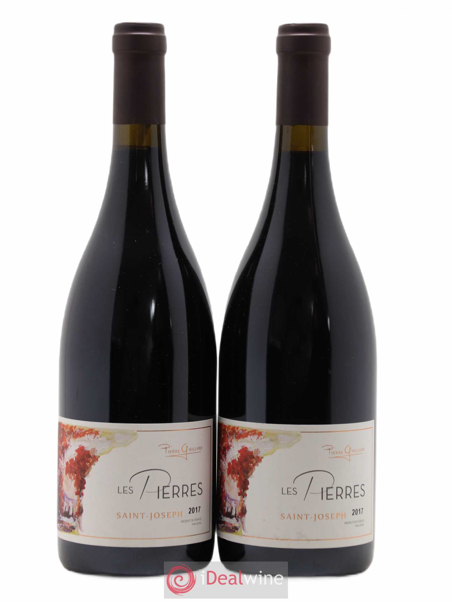 Saint-Joseph Les Pierres Pierre Gaillard (sans prix de réserve) 2017 - Lot de 2 bouteilles - 0