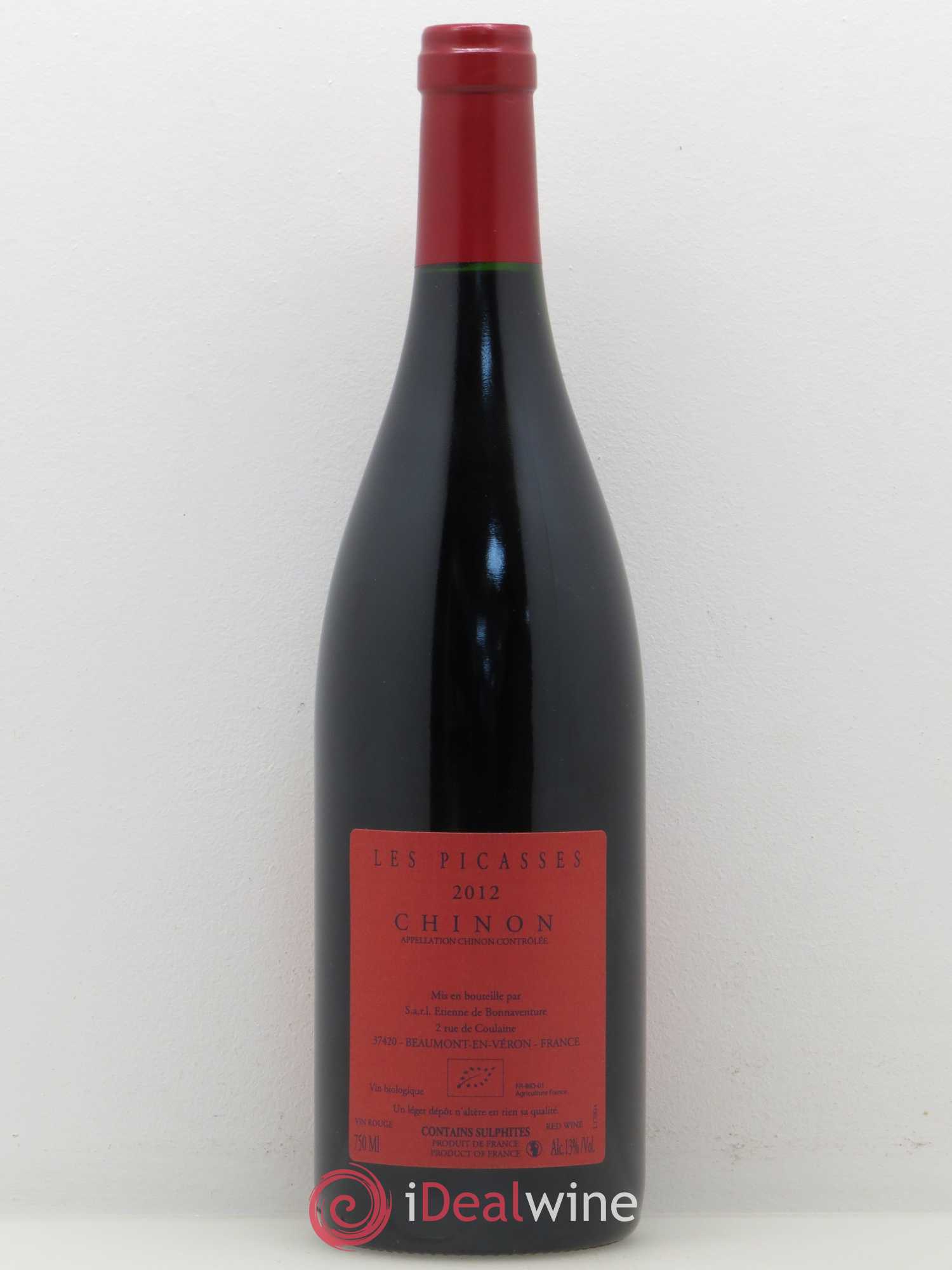 Chinon Les Picasses Chateau de Coulaine 2012 - Posten von 1 Flasche - 1