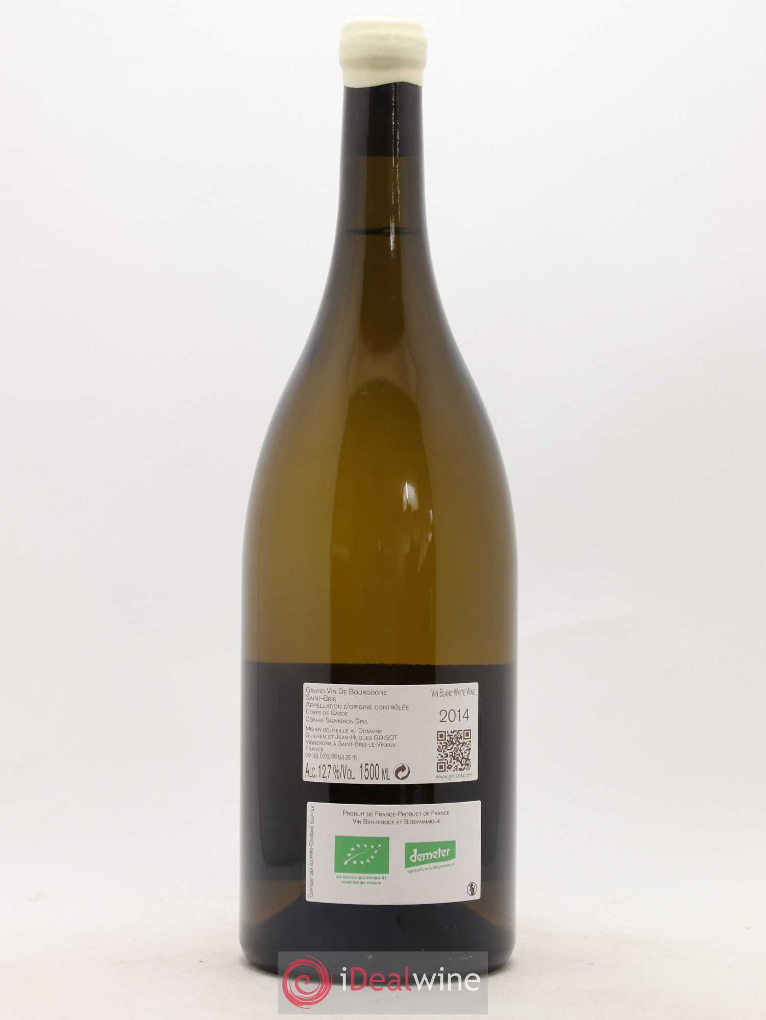 Saint-Bris Corps de Garde Goisot 2014 - Lot de 1 magnum - 1