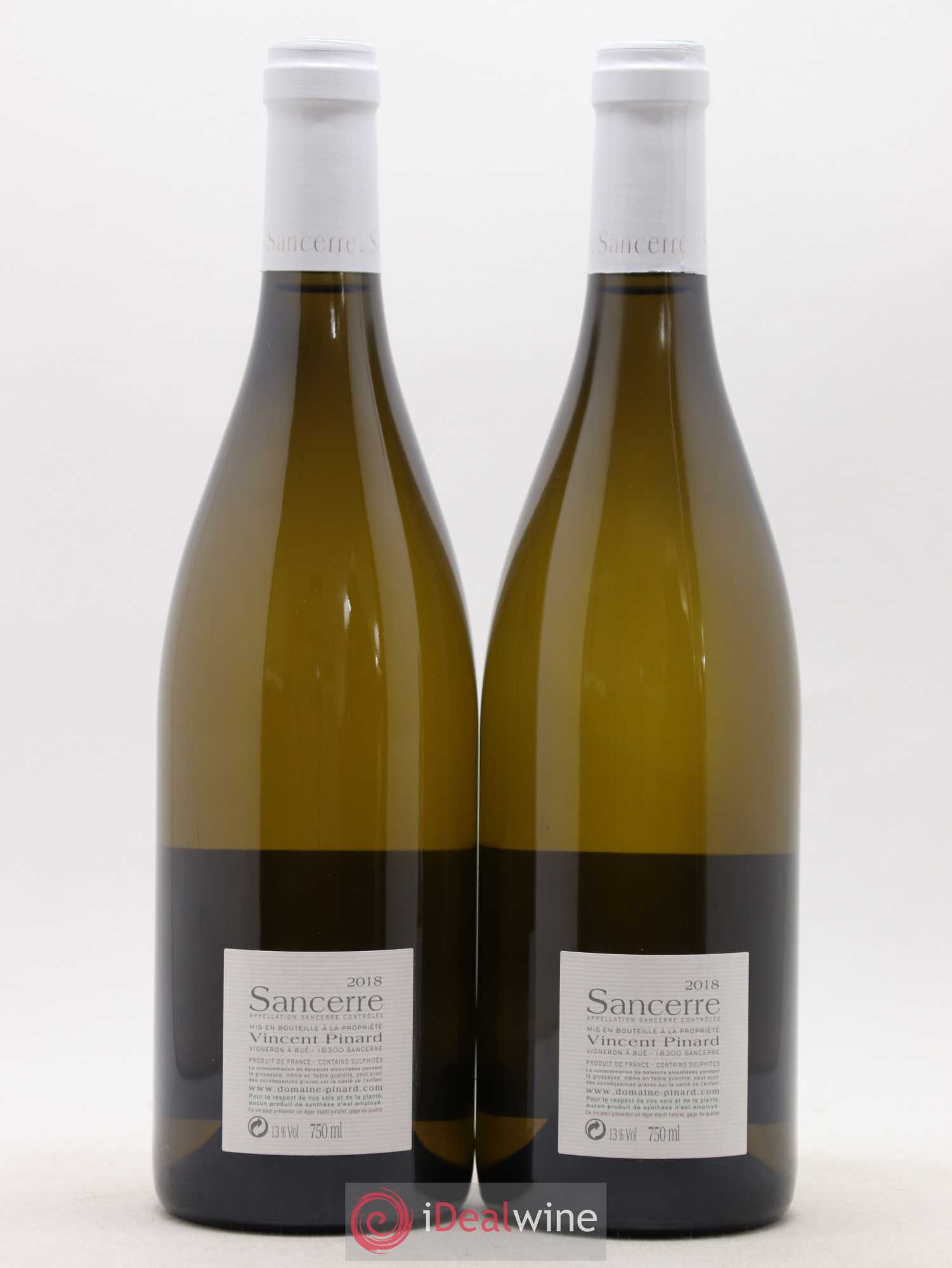 Sancerre Florès Vincent Pinard 2018 - Lot de 2 bouteilles - 1