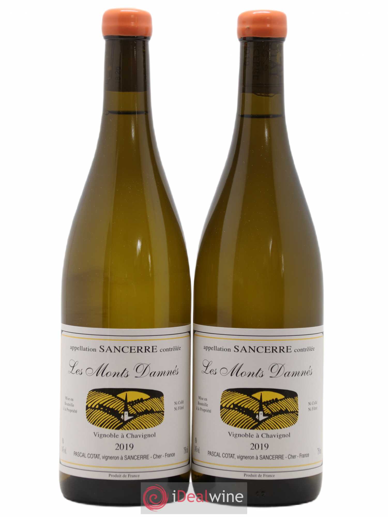 Sancerre Les Monts Damnés Pascal Cotat 2019 - Lot de 2 bouteilles - 0