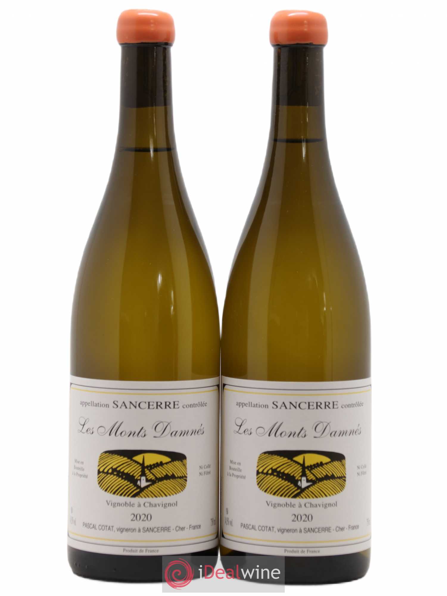 Sancerre Les Monts Damnés Pascal Cotat 2020 - Lot de 2 bouteilles - 0