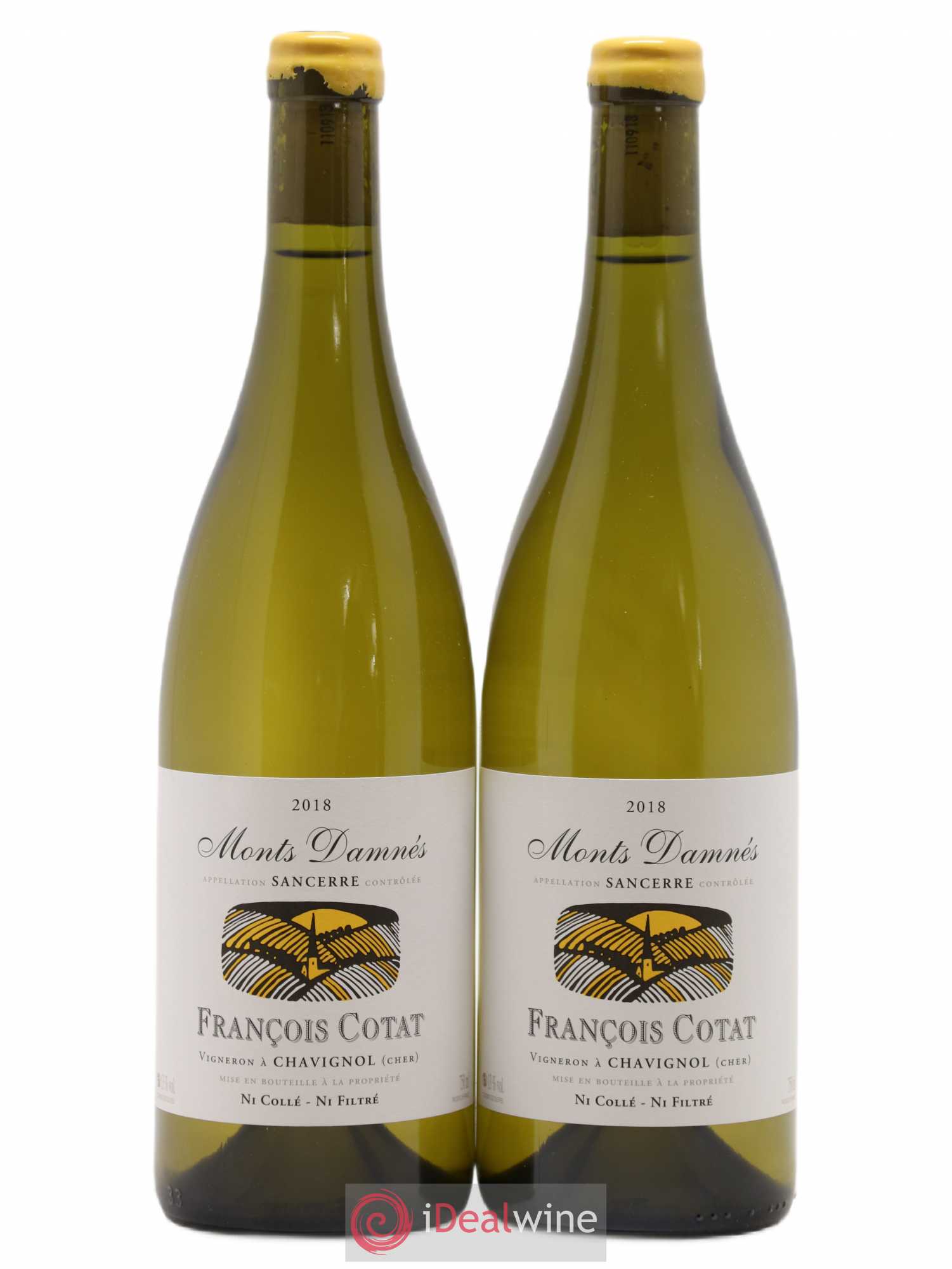 Sancerre Les Monts Damnés François Cotat 2018 - Lot de 2 bouteilles - 0