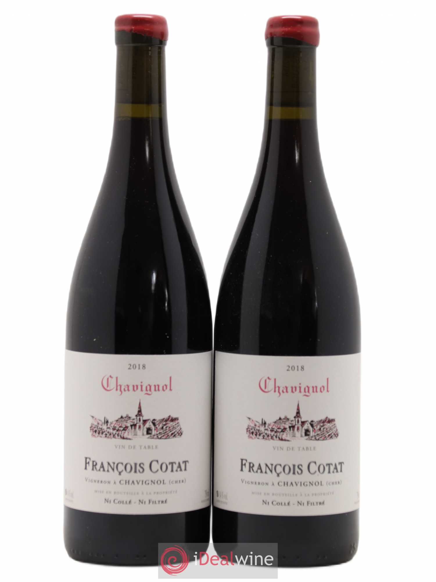 Vin de table - Chavignol François Cotat 2018 - Lot de 2 bouteilles - 0