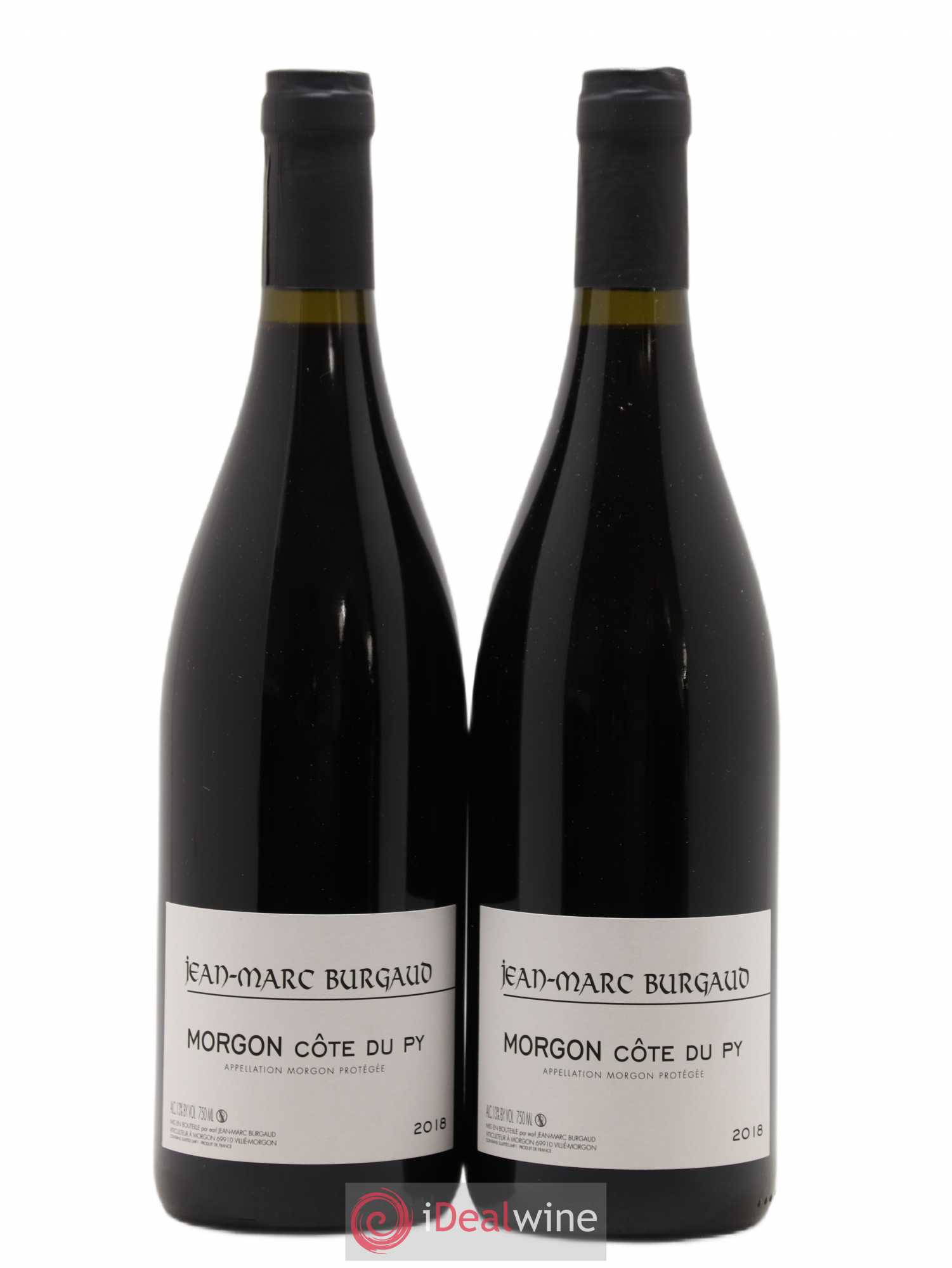 Morgon Côte du Py Jean-Marc Burgaud (Domaine) (sans prix de réserve) 2018 - Lot de 2 bouteilles - 0
