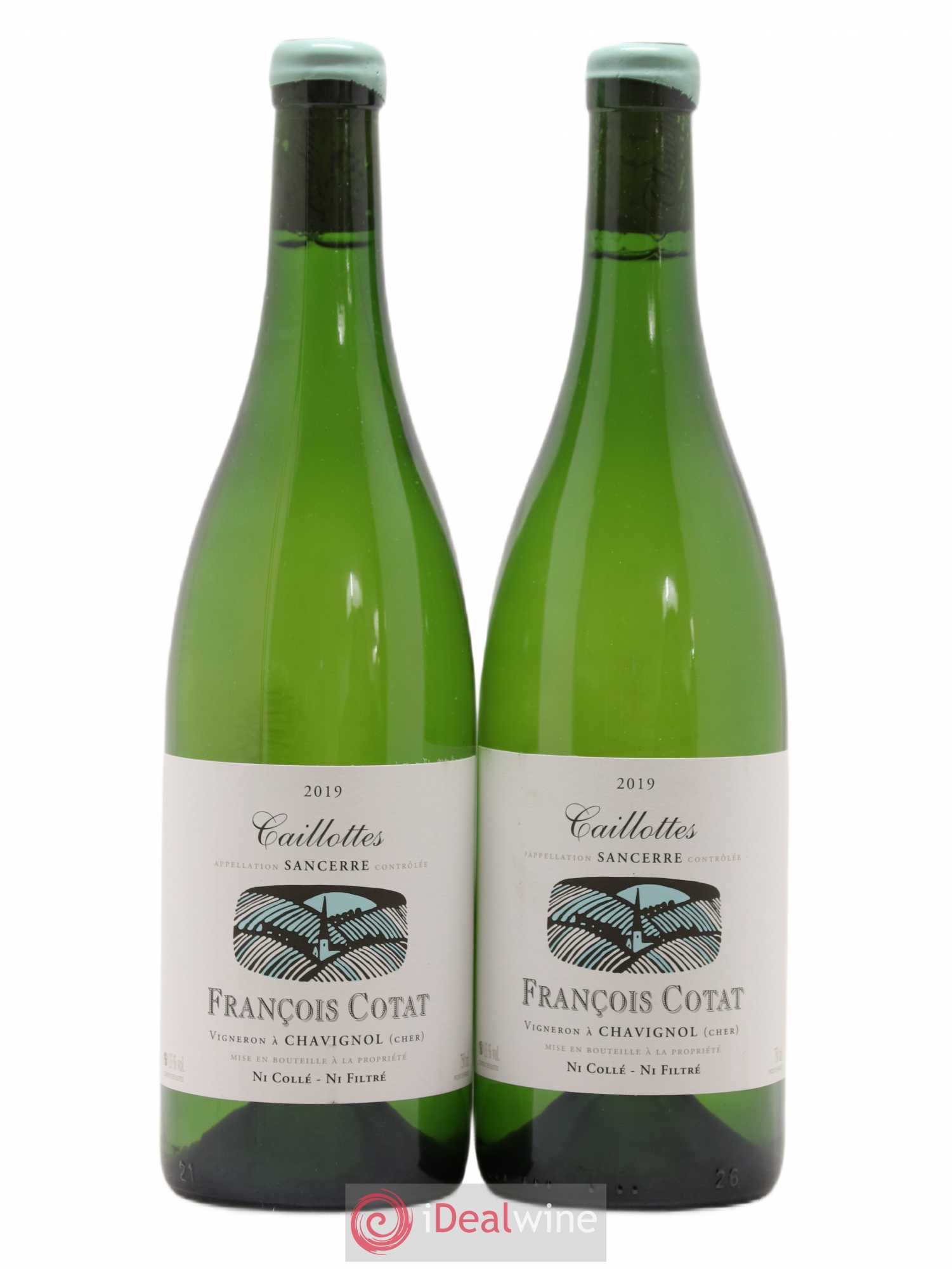 Sancerre Les Caillottes François Cotat 2019 - Lot de 2 bouteilles - 0