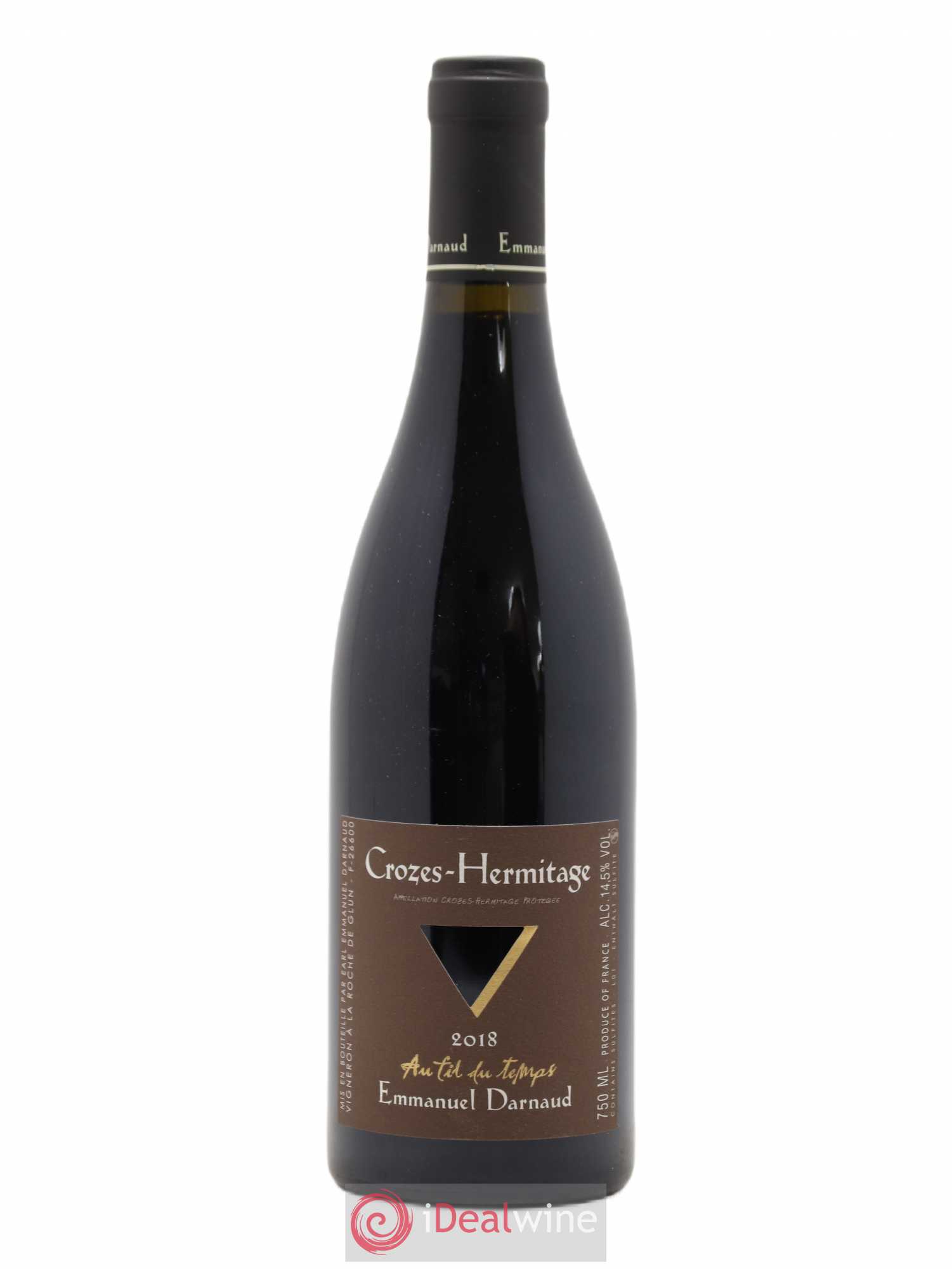 Crozes-Hermitage Emmanuel Darnaud Au Fil Du Temps 2018 - Lot de 1 bouteille - 0