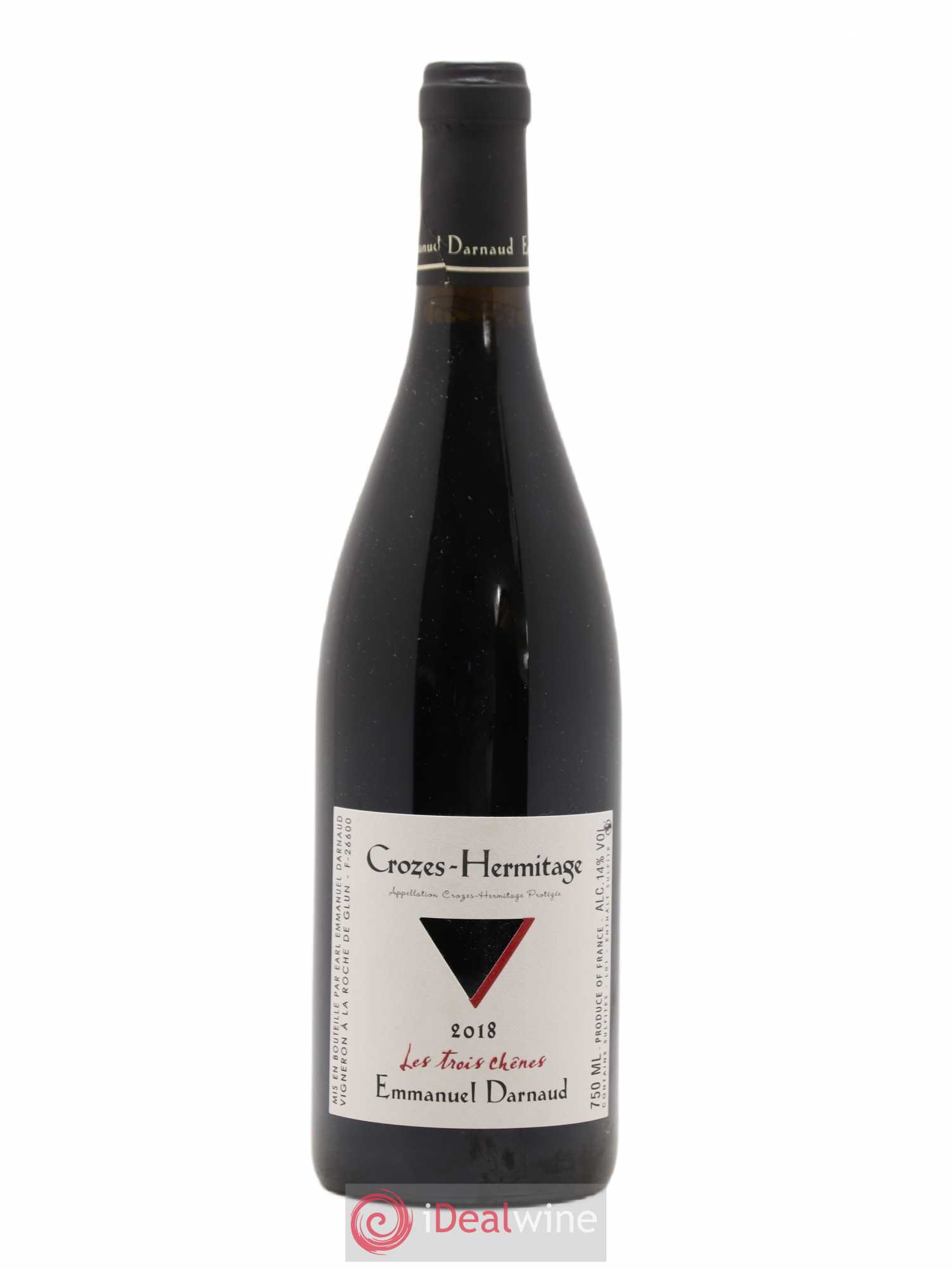 Crozes-Hermitage Emmanuel Darnaud Les Trois Chênes 2018 - Posten von 1 Flasche - 0