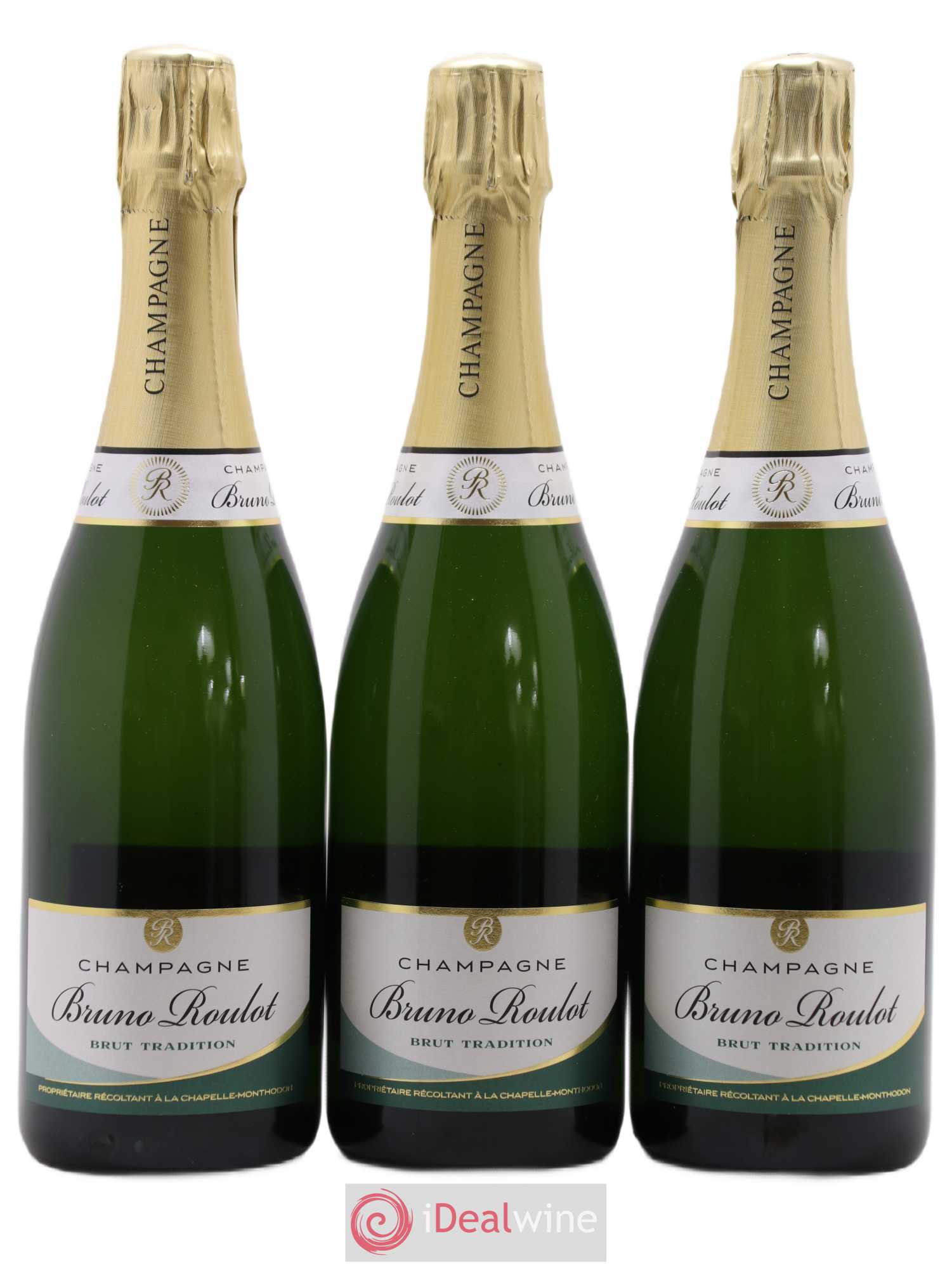 Champagne Roulot Brut (sans prix de réserve) - Posten von 3 Flaschen - 0