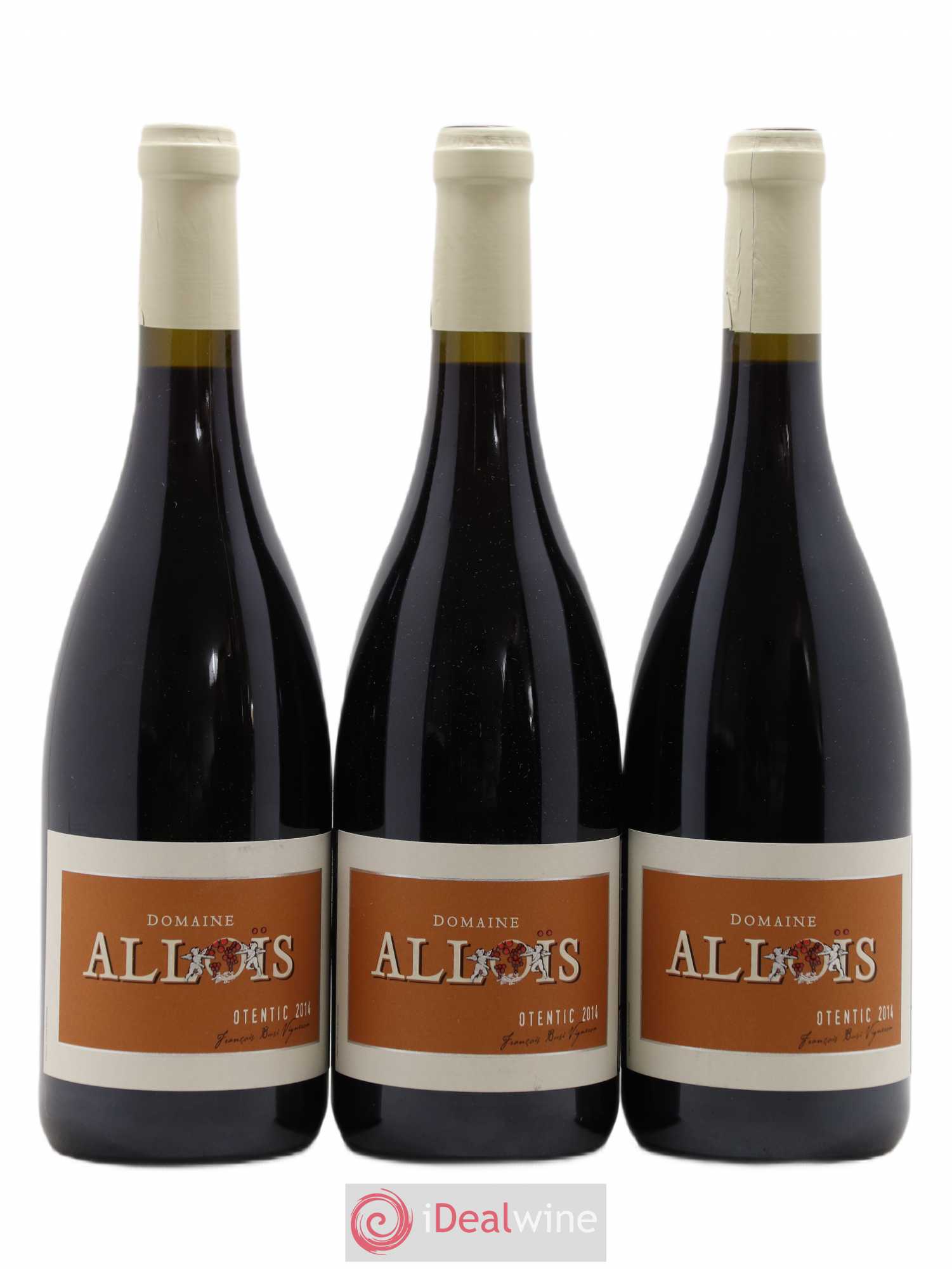 Ventoux Ventoux Domaine Alloïs Otentic (sans prix de réserve) 2014 - Posten von 3 Flaschen - 0