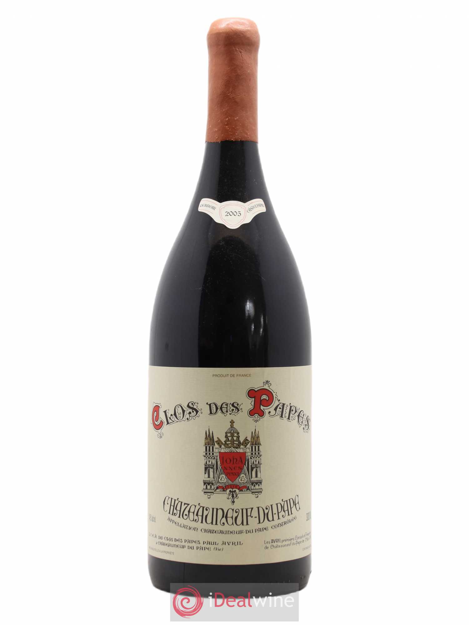 Châteauneuf-du-Pape Clos des Papes - Paul Avril 2005 - Lot de 1 double magnum - 0