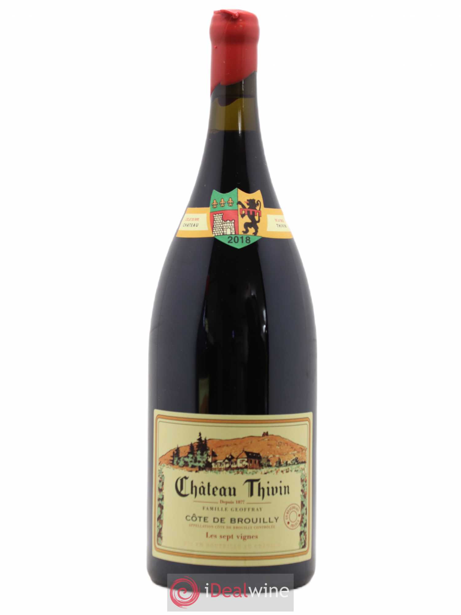Côte de Brouilly Les 7 Vignes Château Thivin 2018 - Lot de 1 magnum - 0