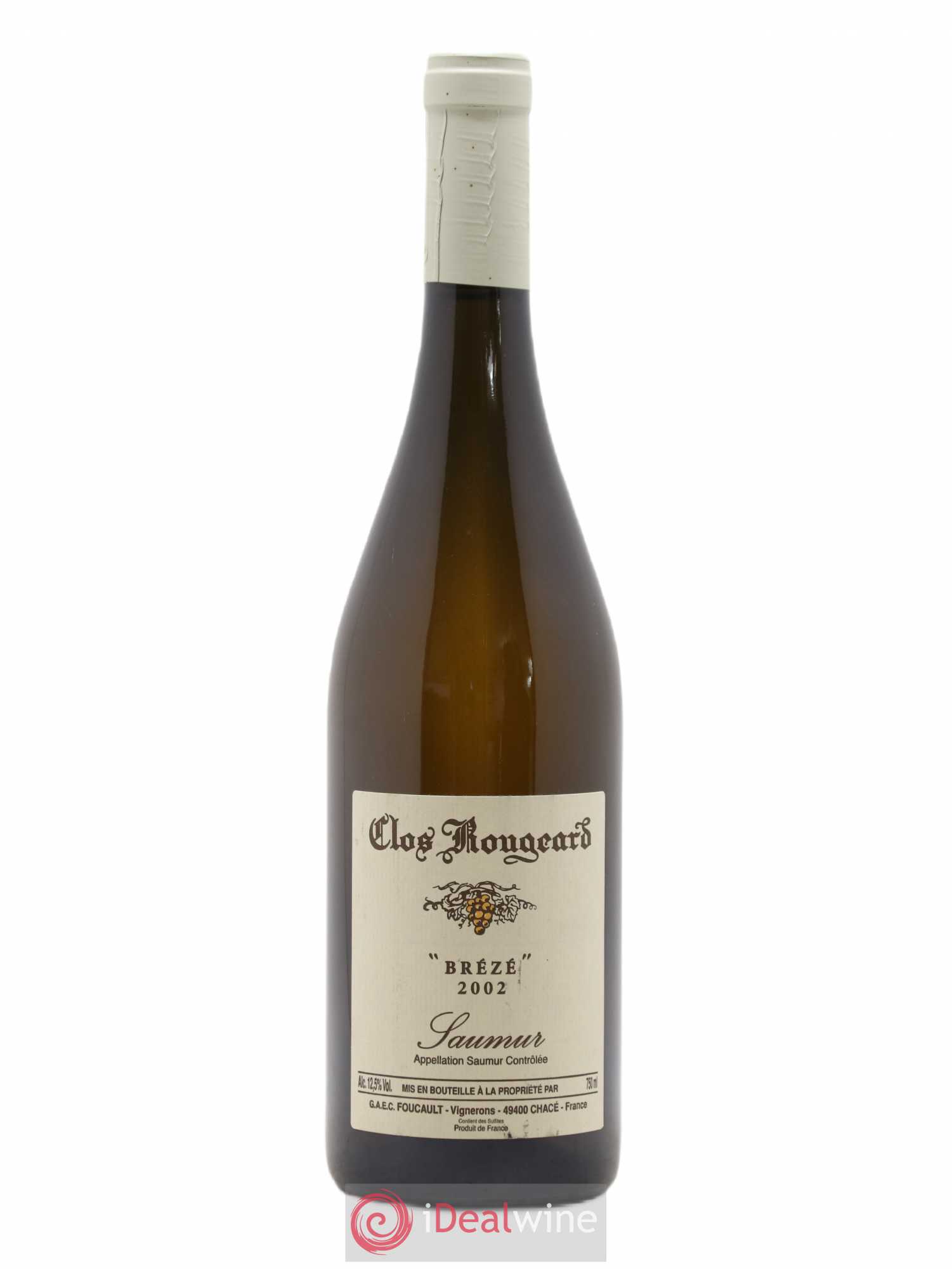 Saumur Brézé Clos Rougeard 2002 - Lot de 1 bouteille - 0